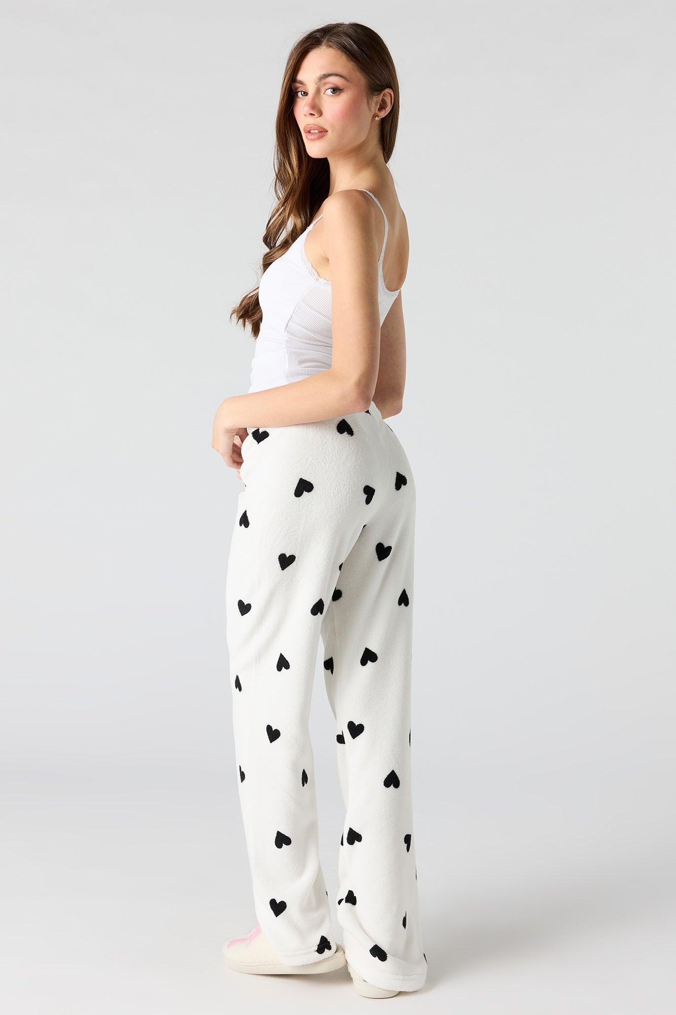 Printed Plush Pajama Pant