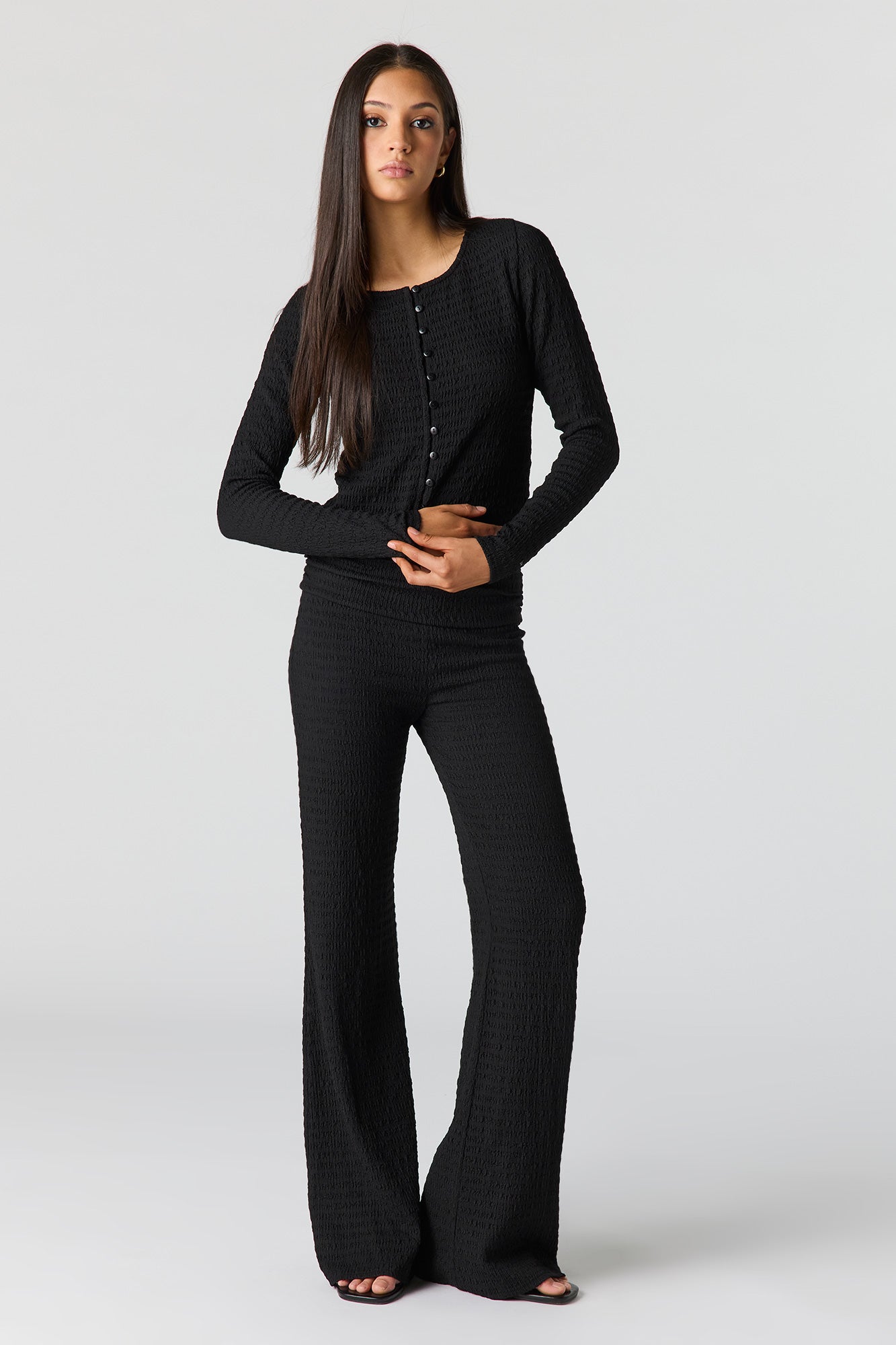 Textured Cardigan