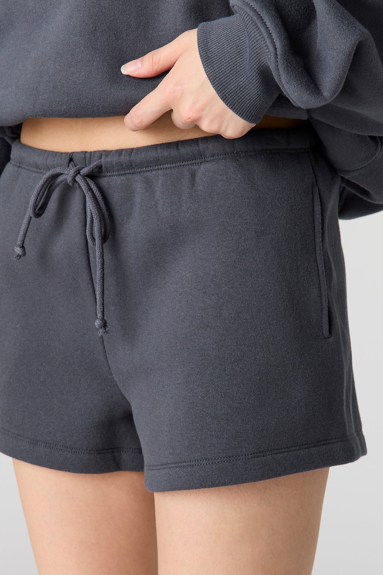 Luxe Fleece Graphic Short