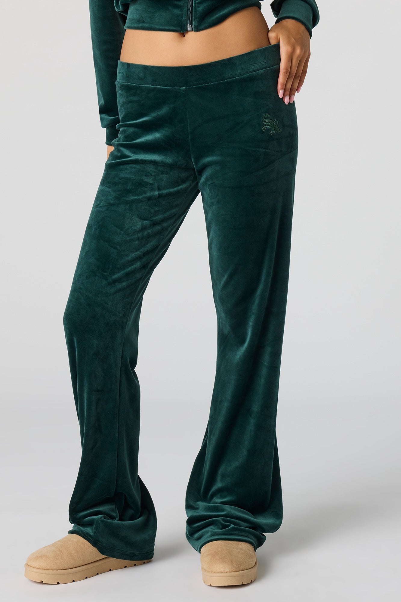 Sommer Ray Velour Flare Pant