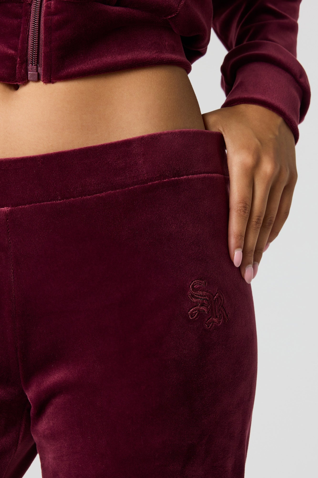Sommer Ray Velour Flare Pant