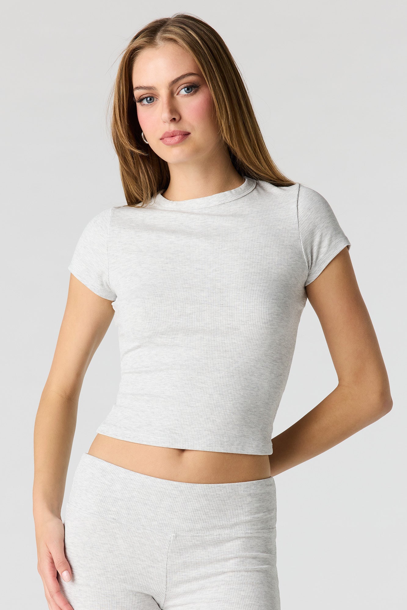 Soft Ribbed T-Shirt