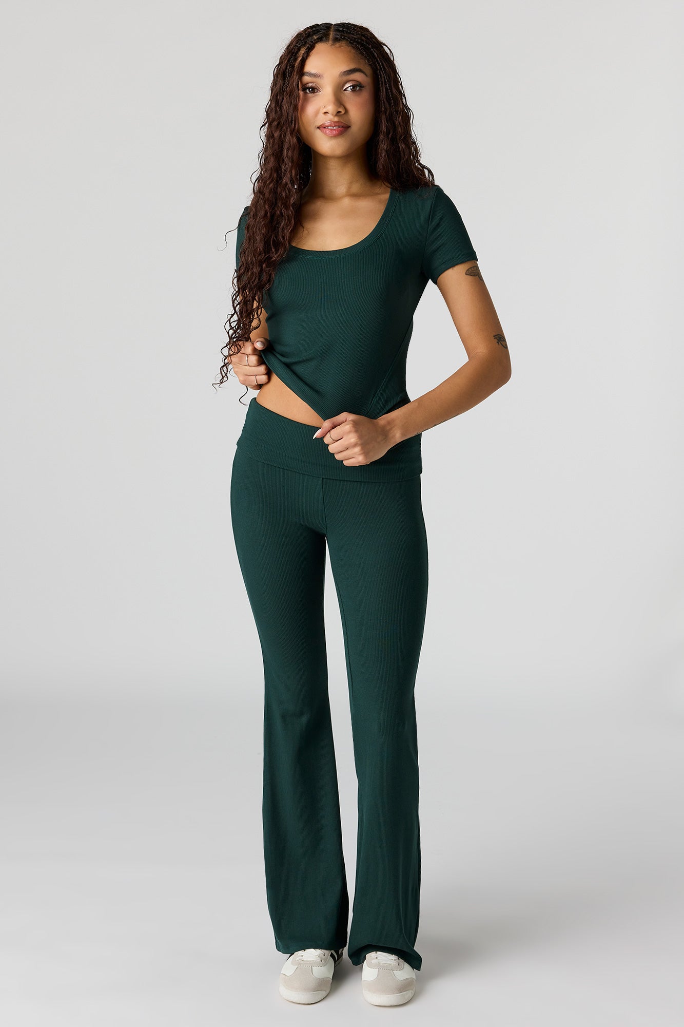 U/A Soft Foldover Flare Pant