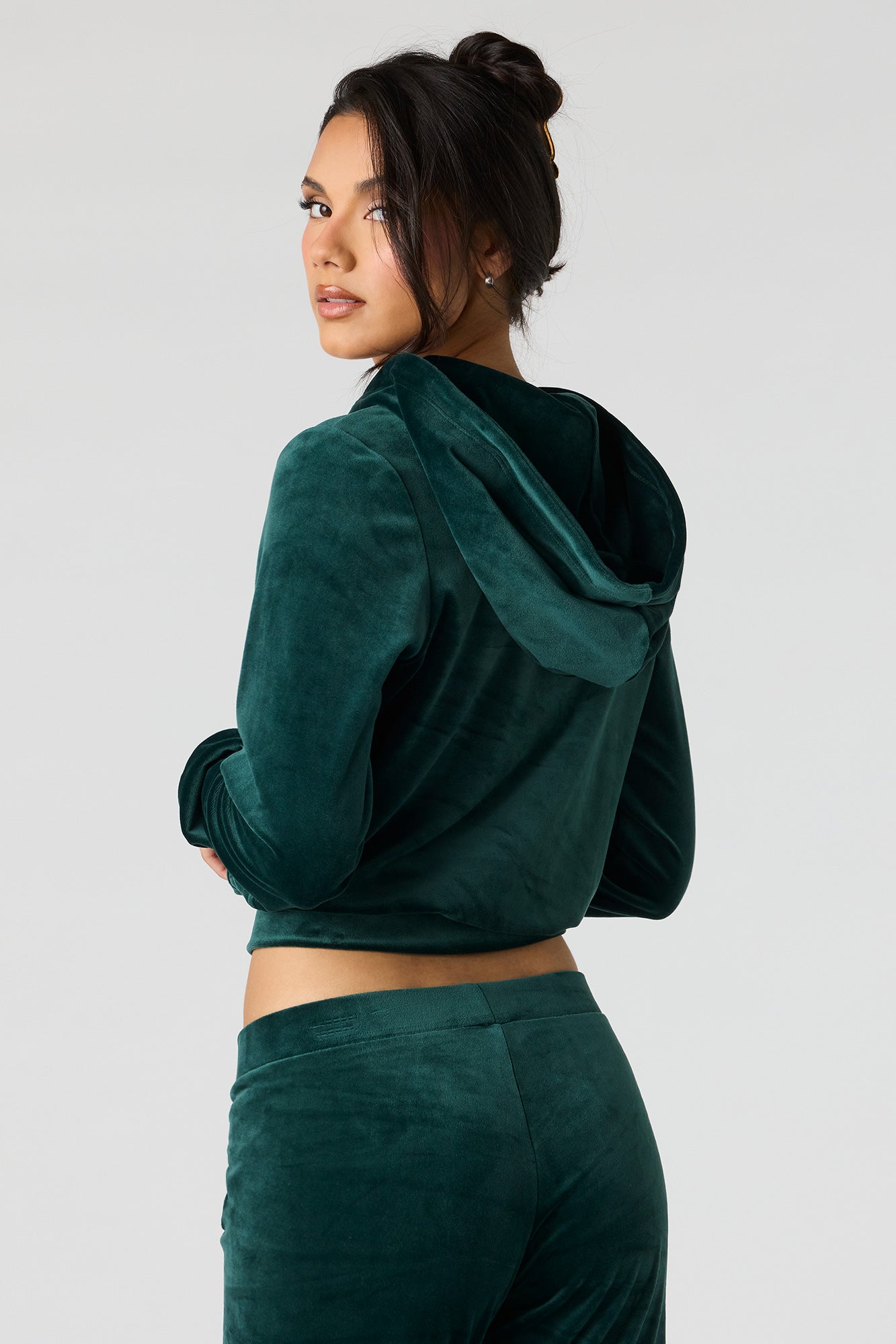 Sommer Ray Velour Zip Jacket