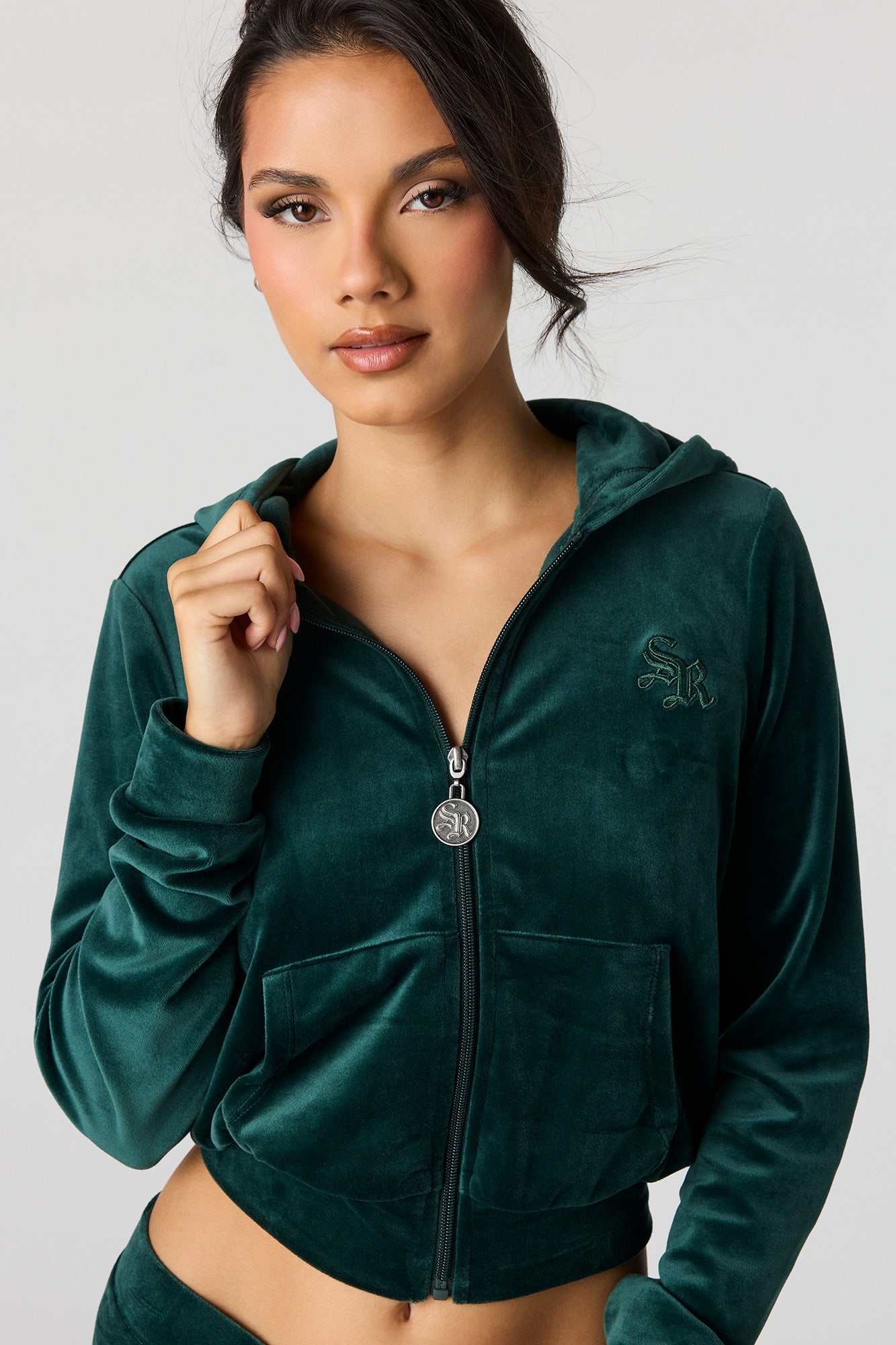 Sommer Ray Velour Zip Jacket