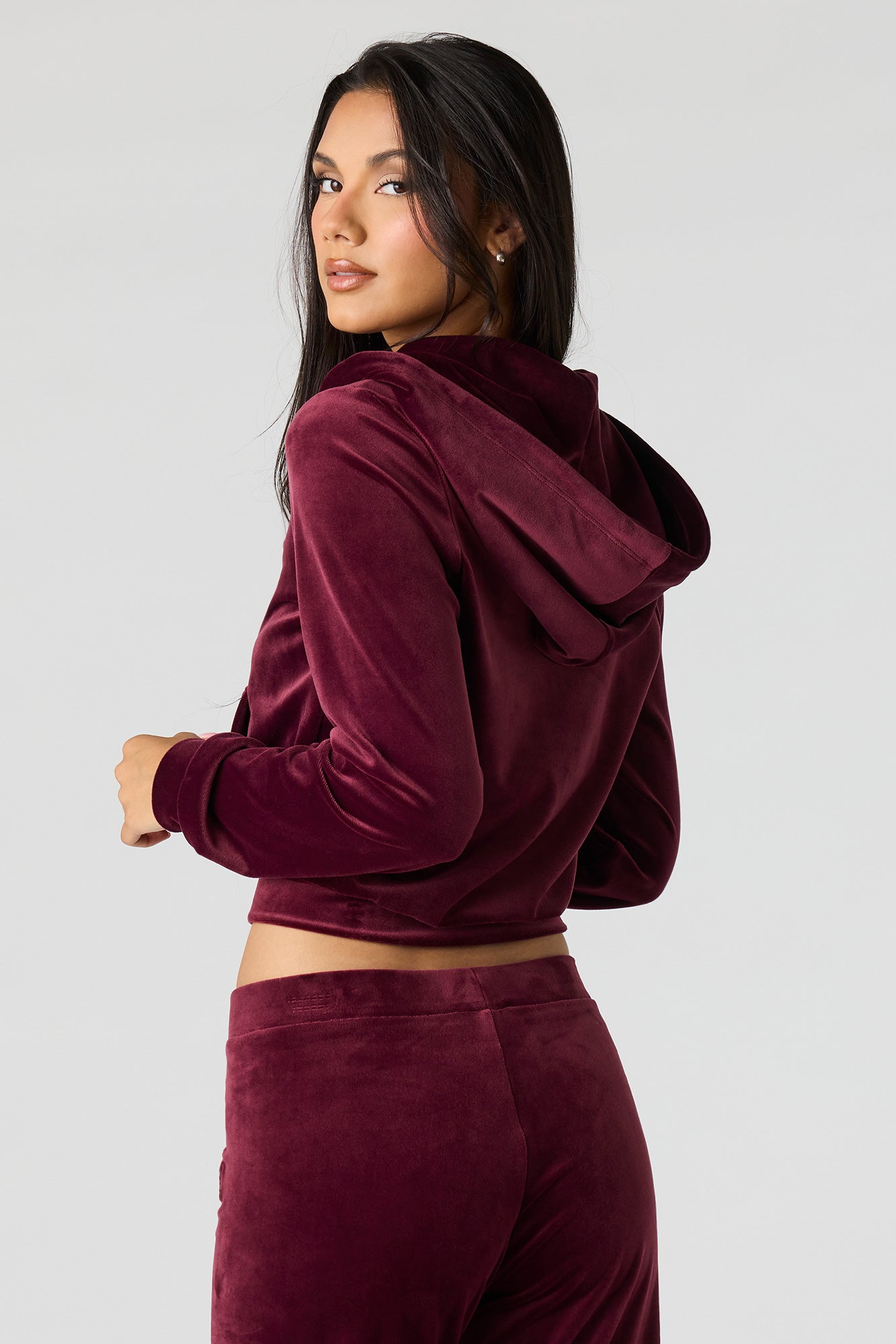Sommer Ray Velour Zip Jacket