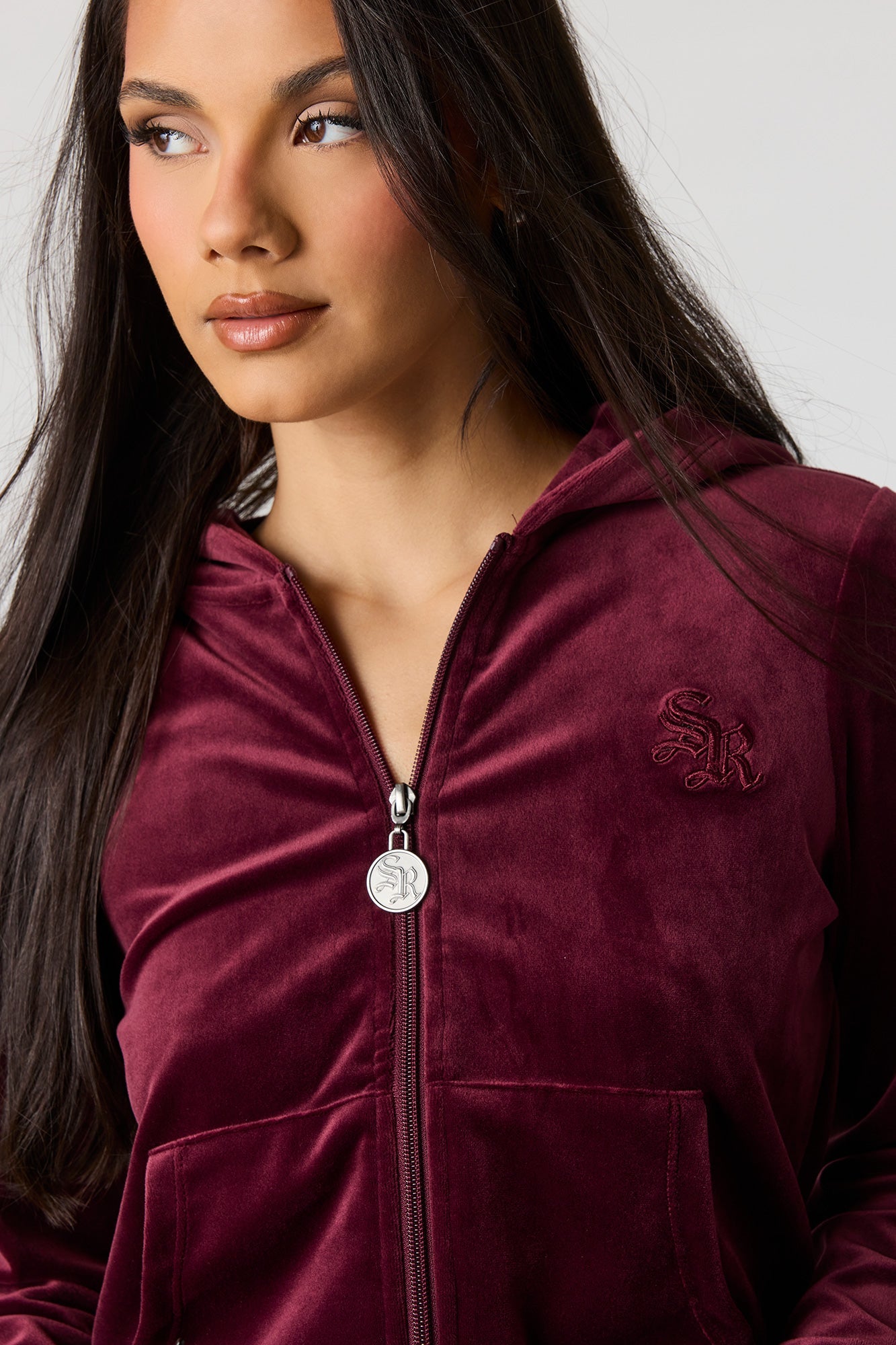 Sommer Ray Velour Zip Jacket
