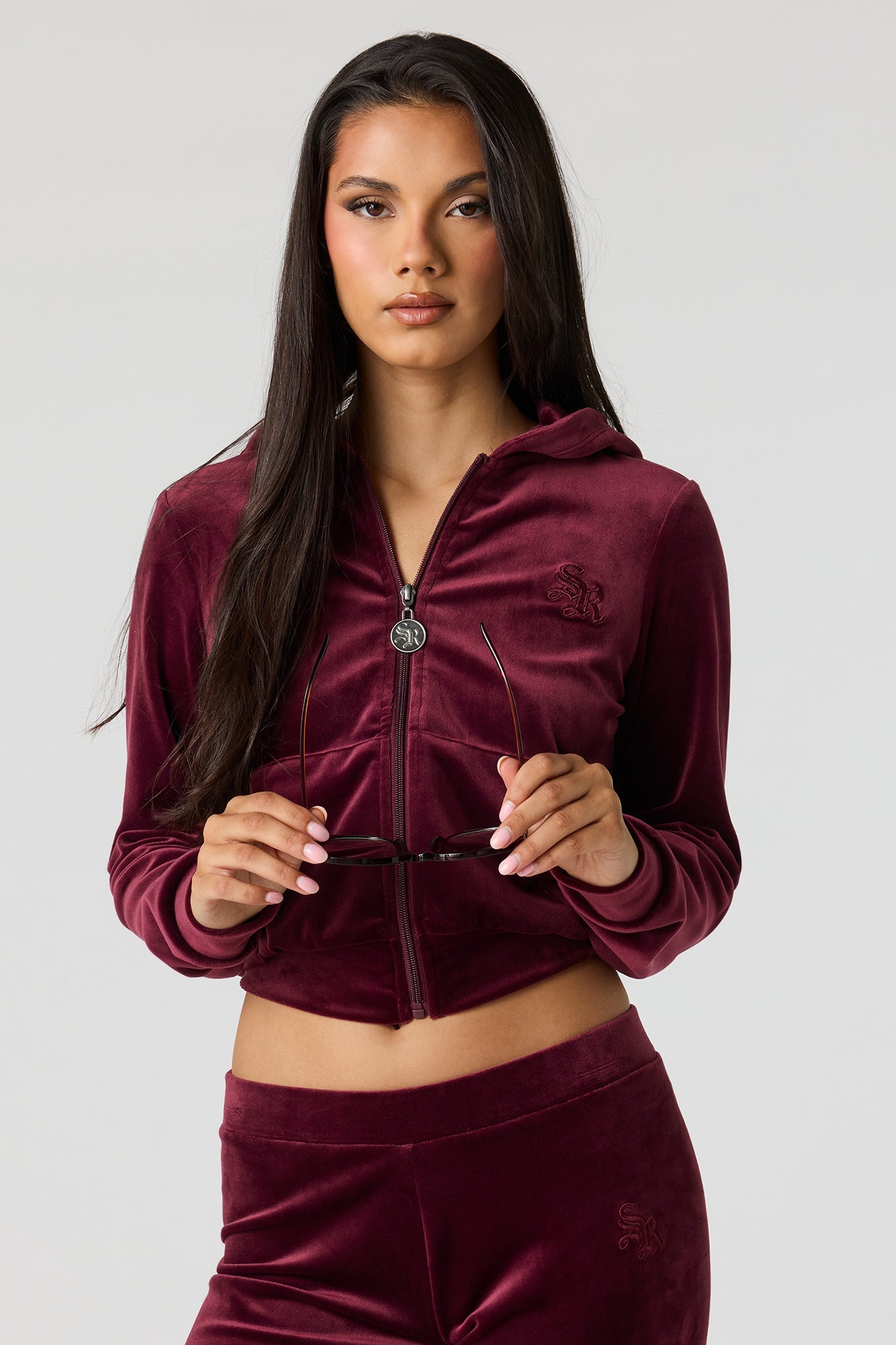 Sommer Ray Velour Zip Jacket