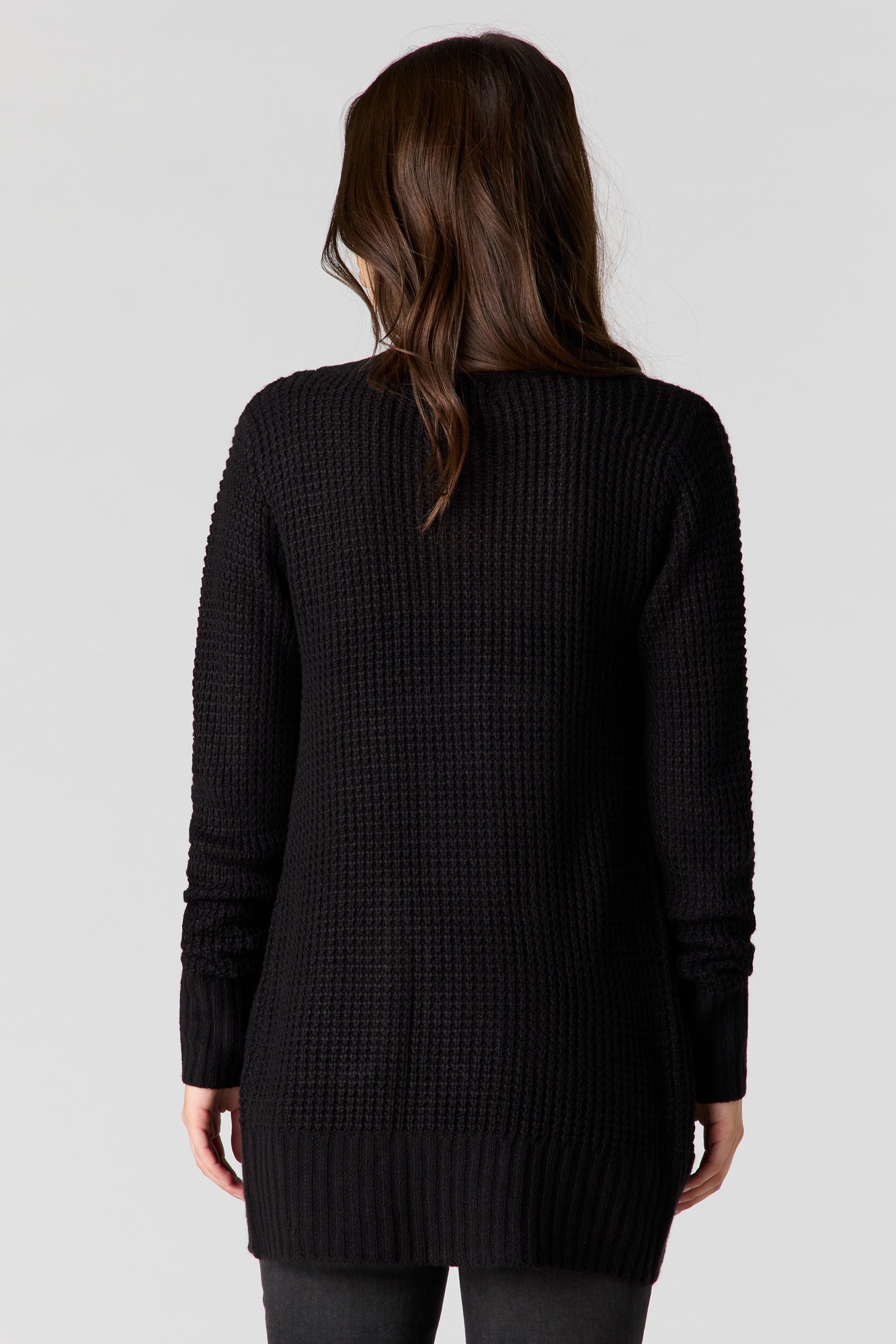 Waffle Knit Cardigan