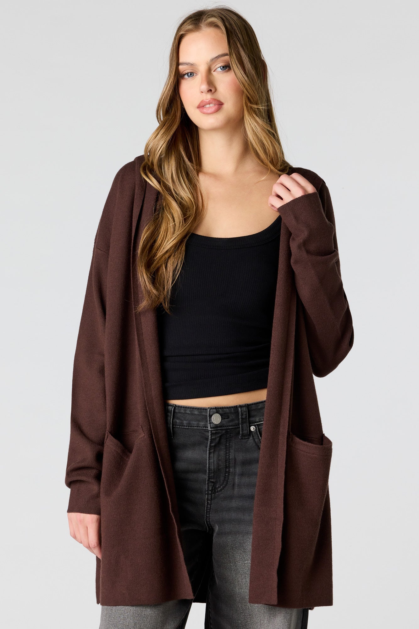 Hooded Cardigan