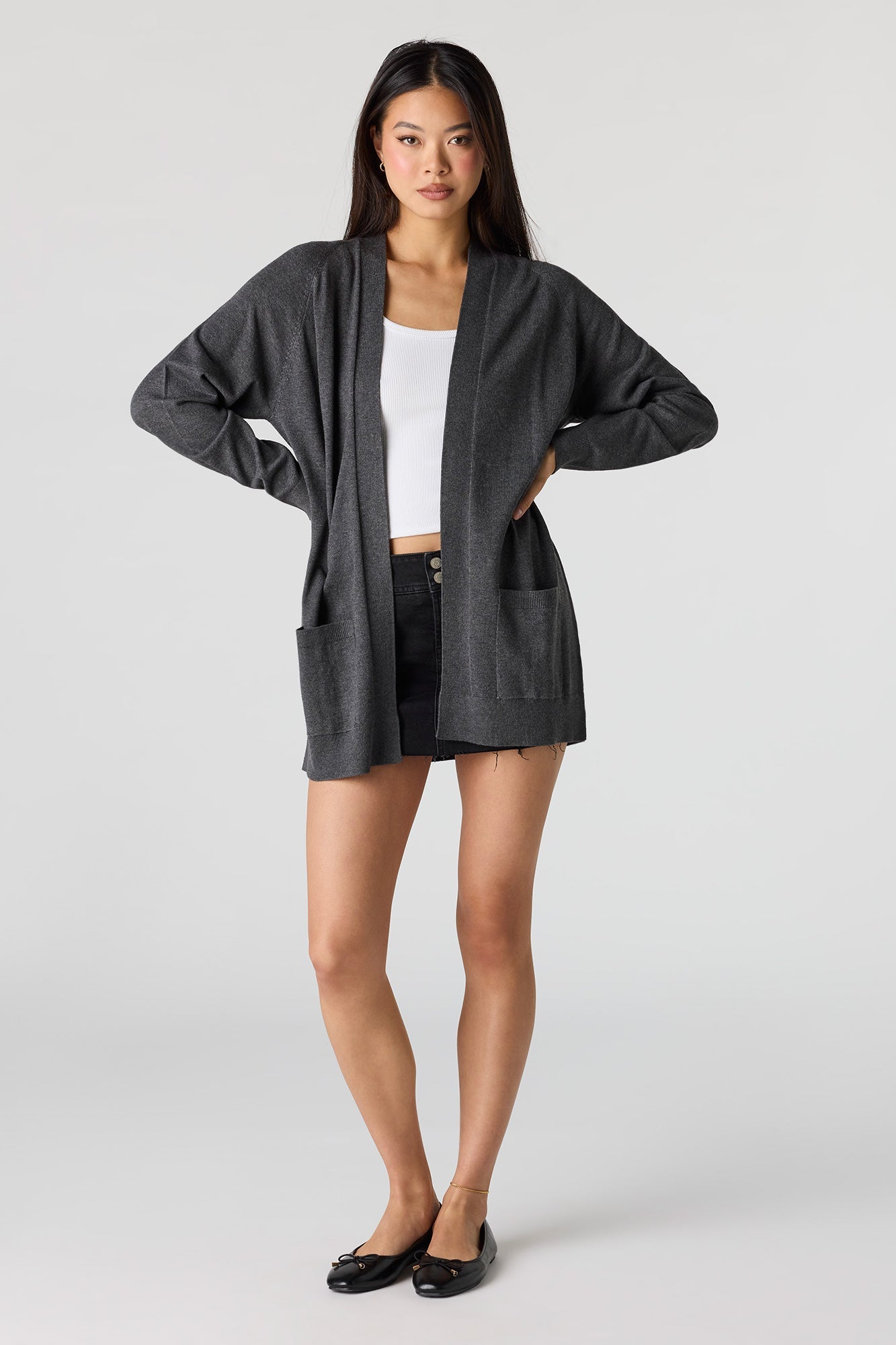 Open Front Cardigan