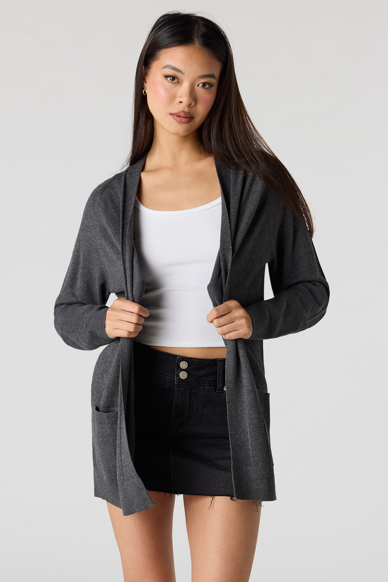 Open Front Cardigan