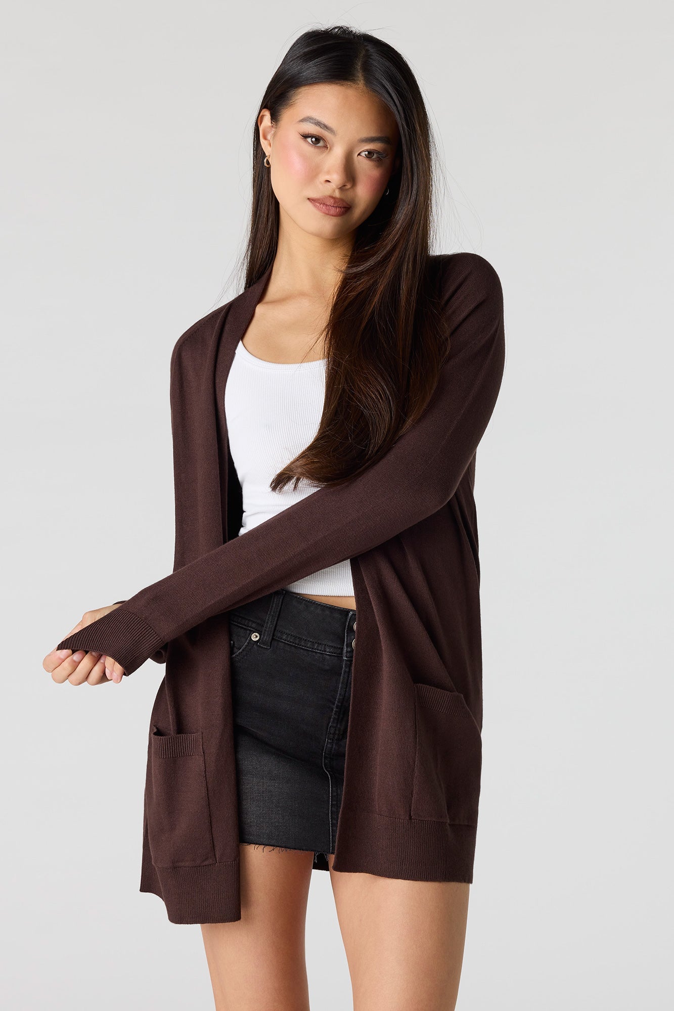 Open Front Cardigan