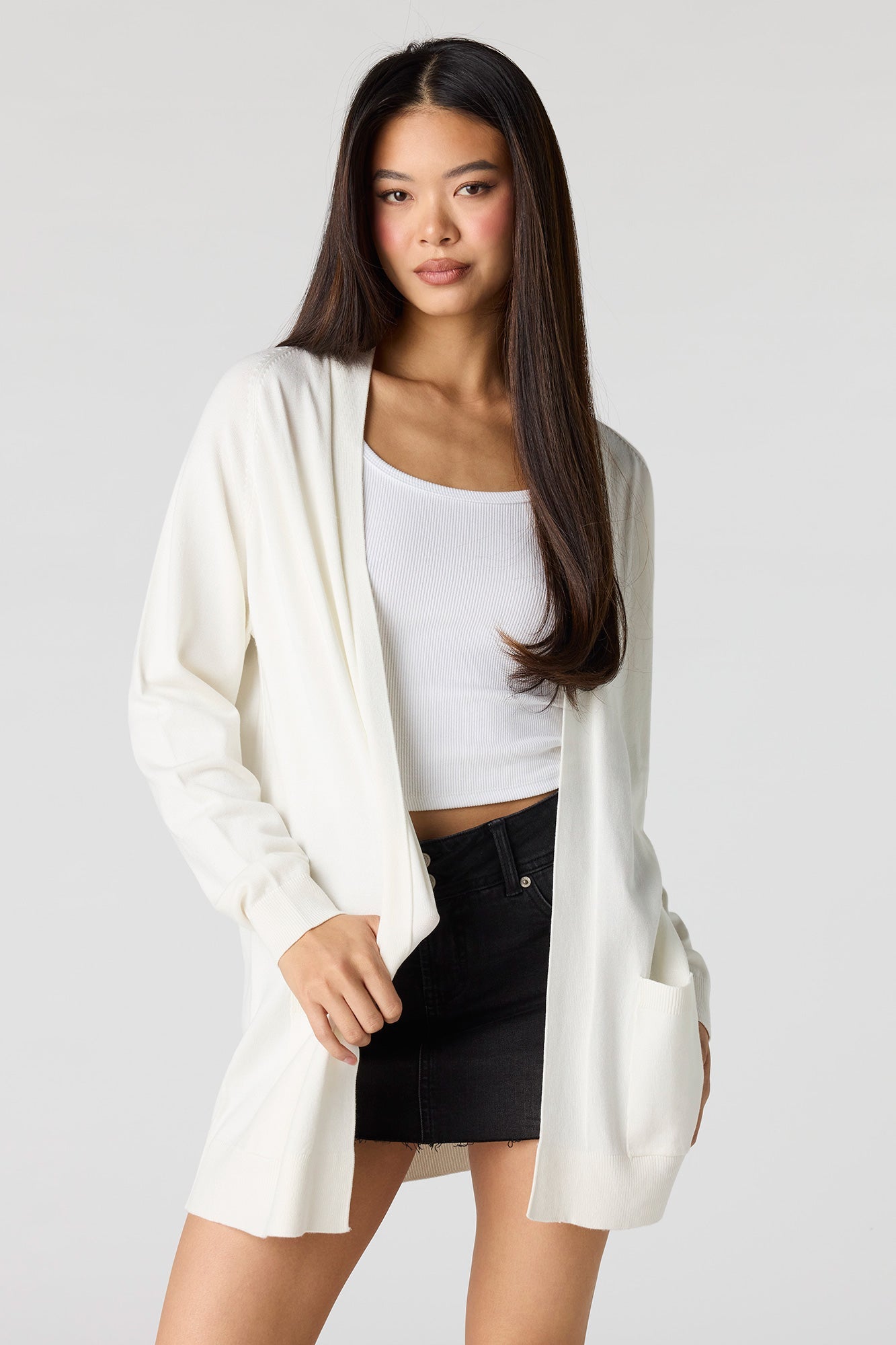 Open Front Cardigan