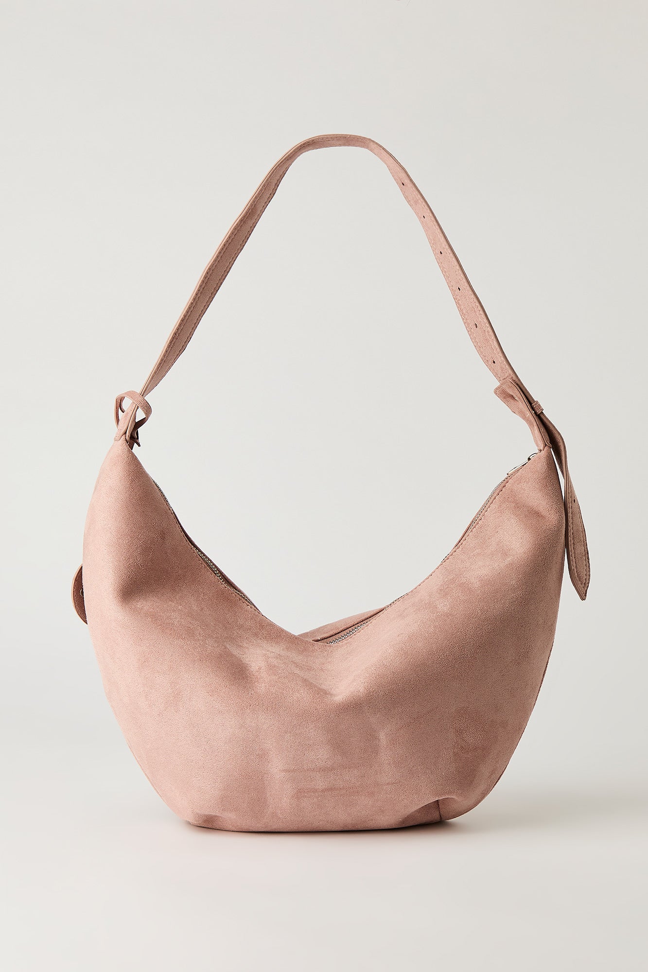Faux Suede Studded Purse