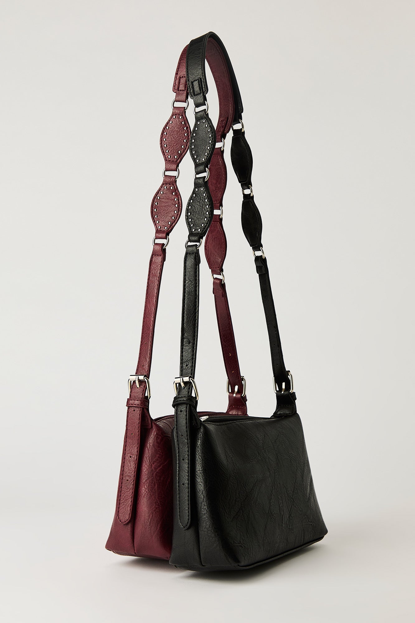 Faux Leather Hand Bag