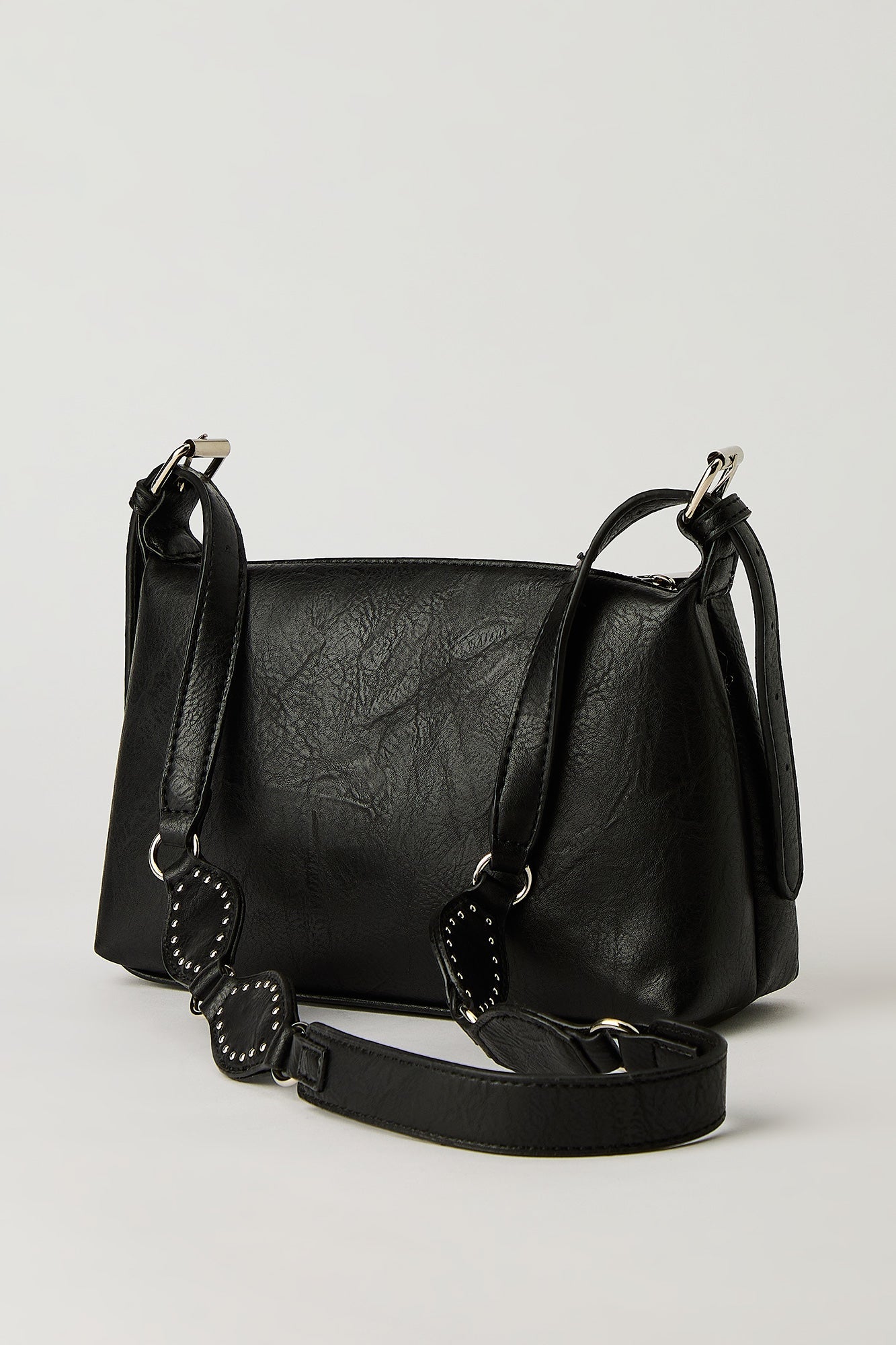 Faux Leather Hand Bag