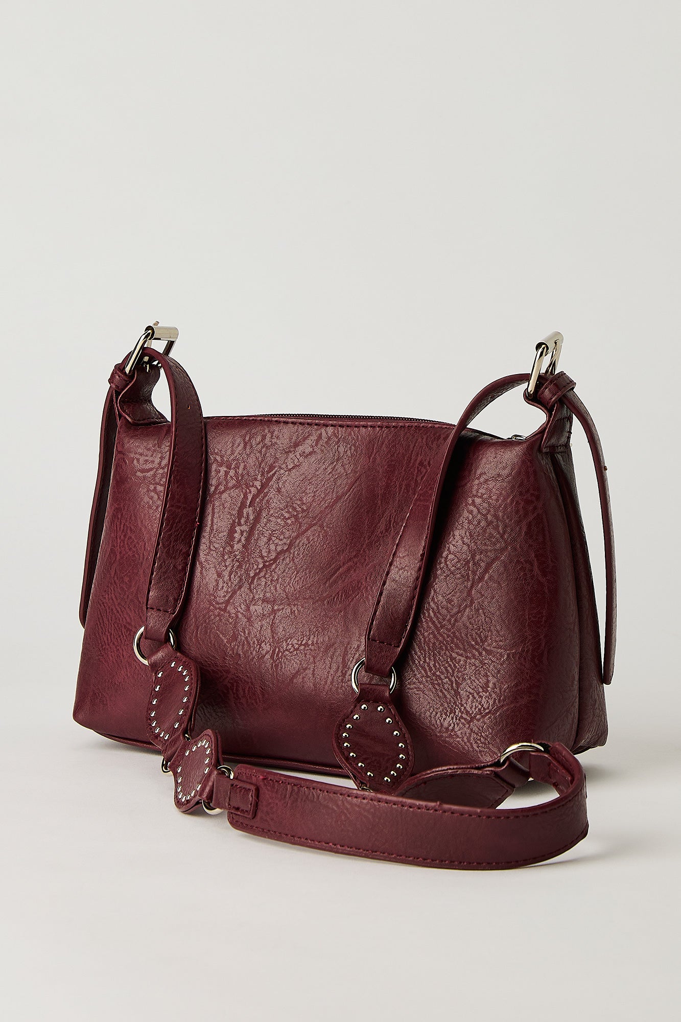 Faux Leather Hand Bag