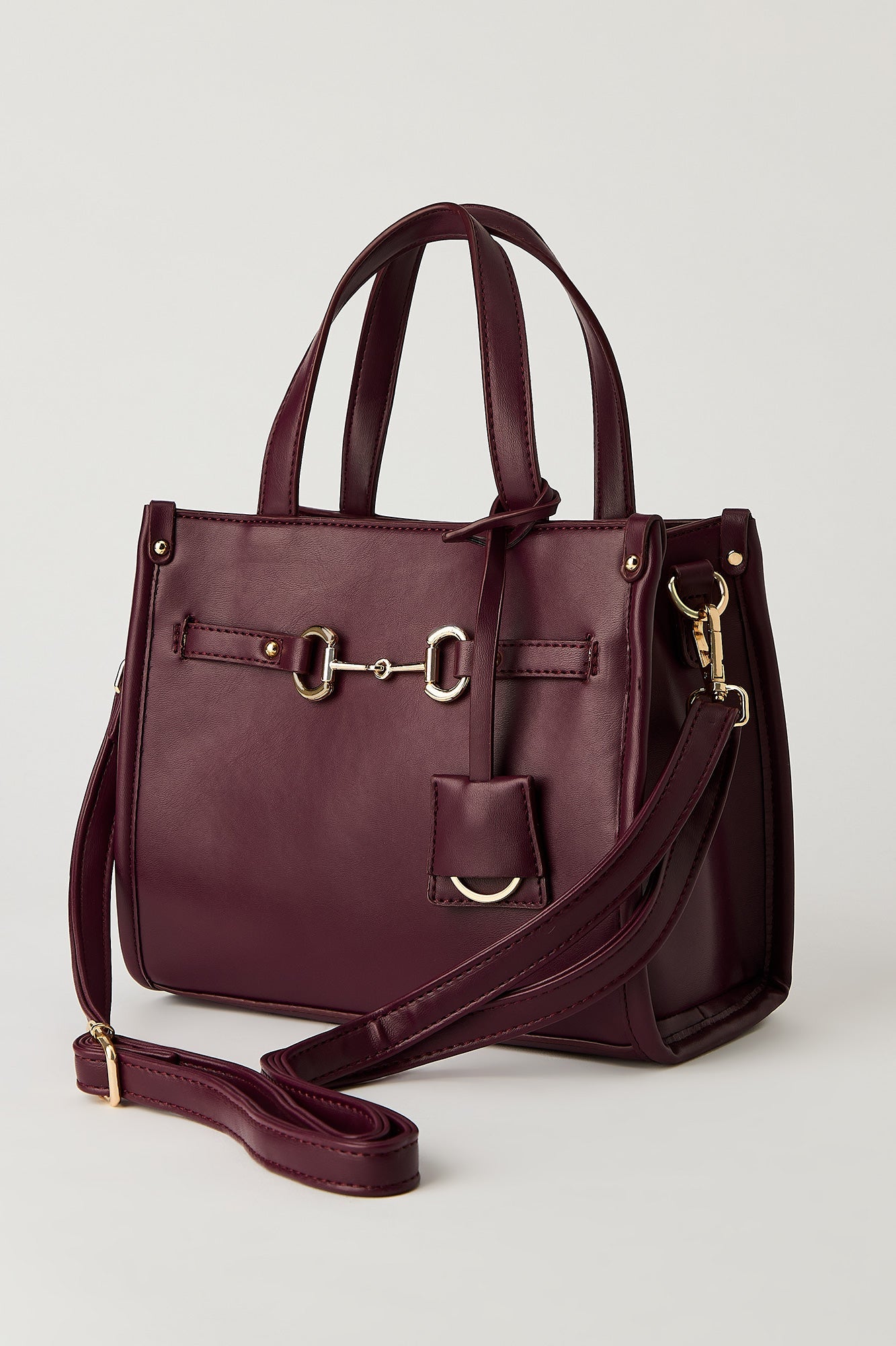 Faux Leather Mini Hand Bag