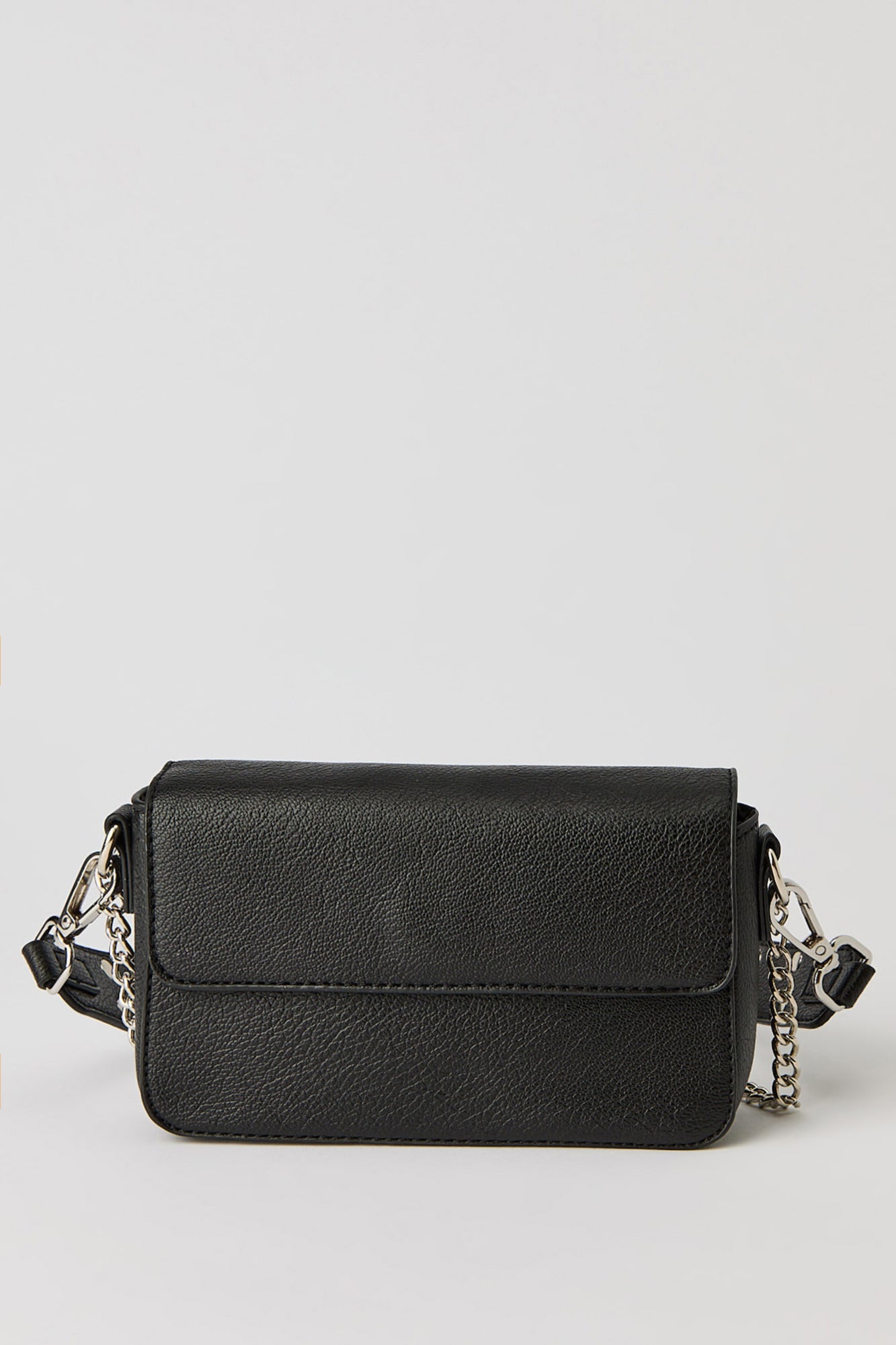 Faux Leather Shoulder Bag