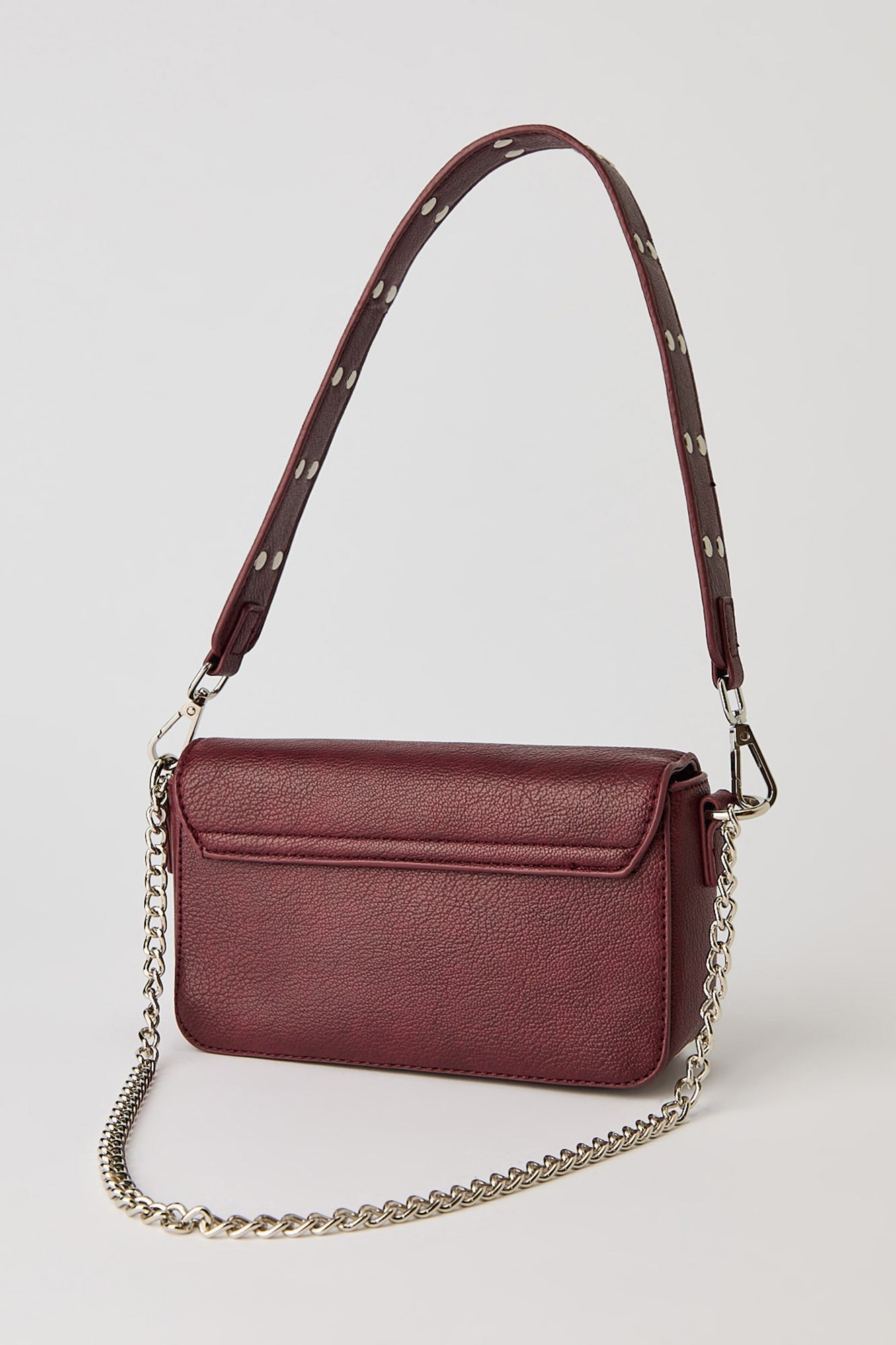 Faux Leather Shoulder Bag