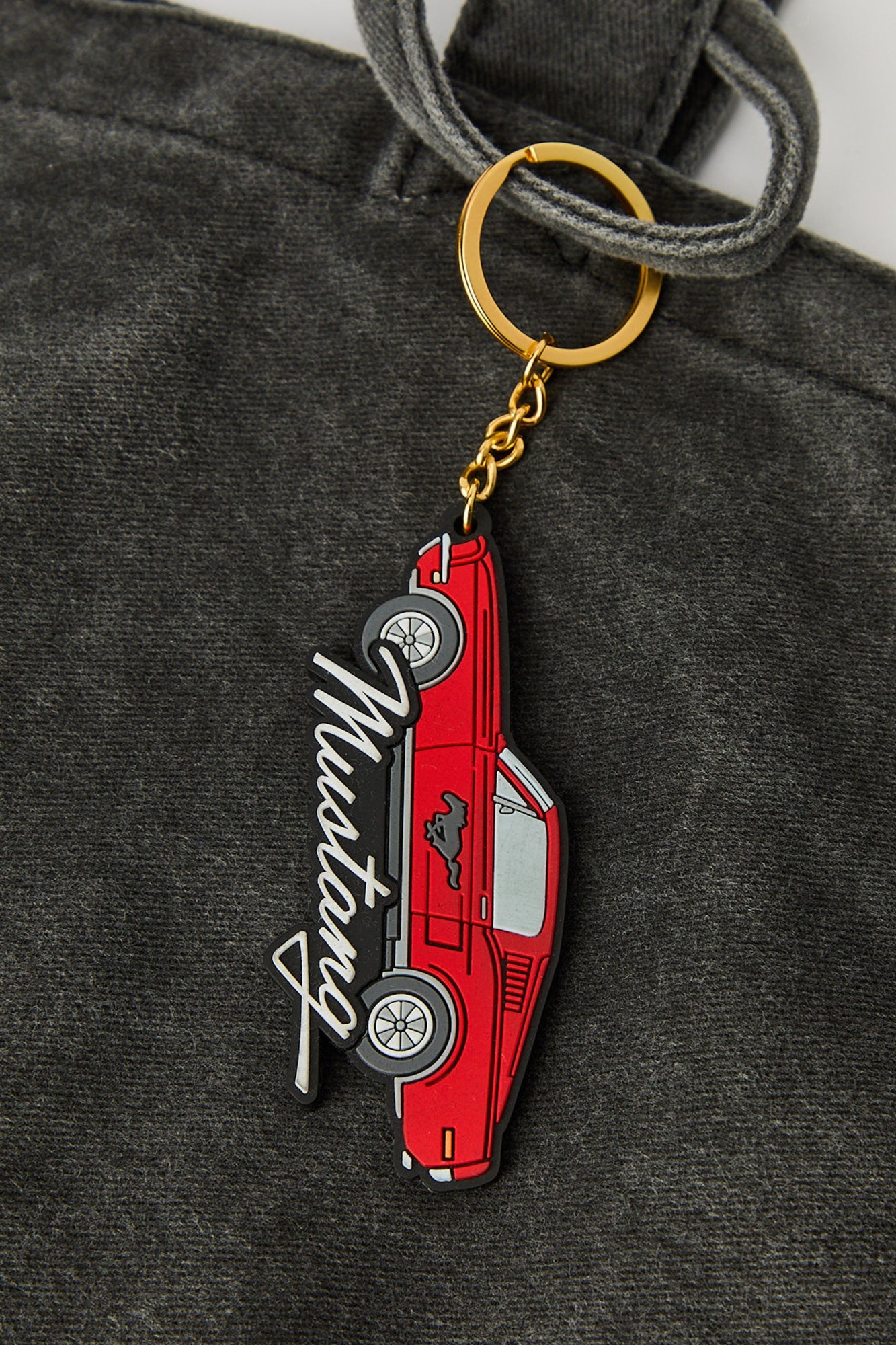 Ford Mustang Tote Bag with Keychain
