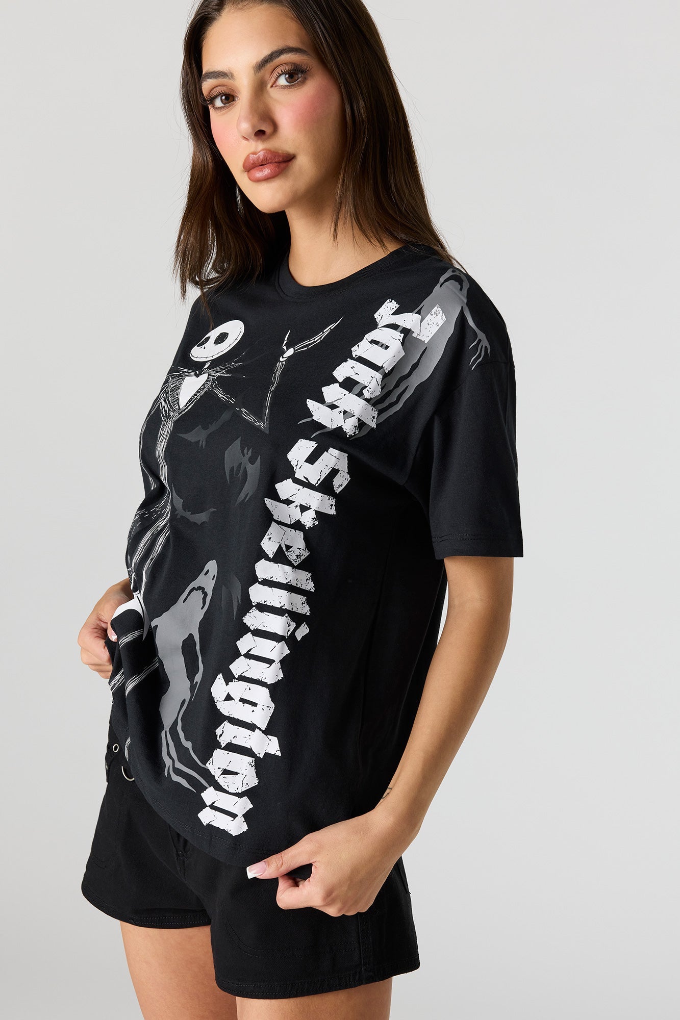 Nightmare Before Christmas Graphic Boyfriend T-Shirt