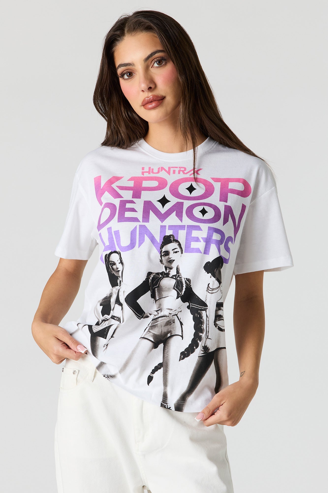 KPop Demon Hunters Graphic Boyfriend T-Shirt