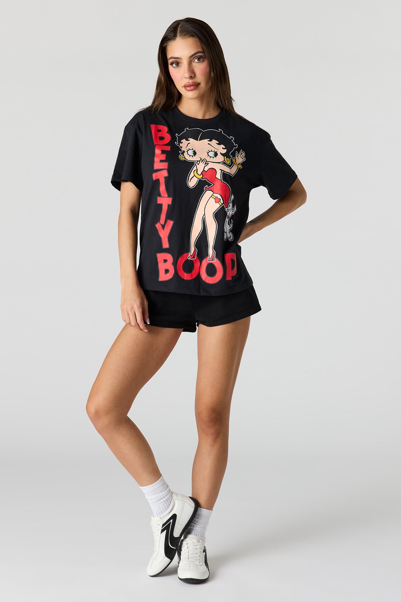 Betty Boop Graphic Boyfriend T-Shirt