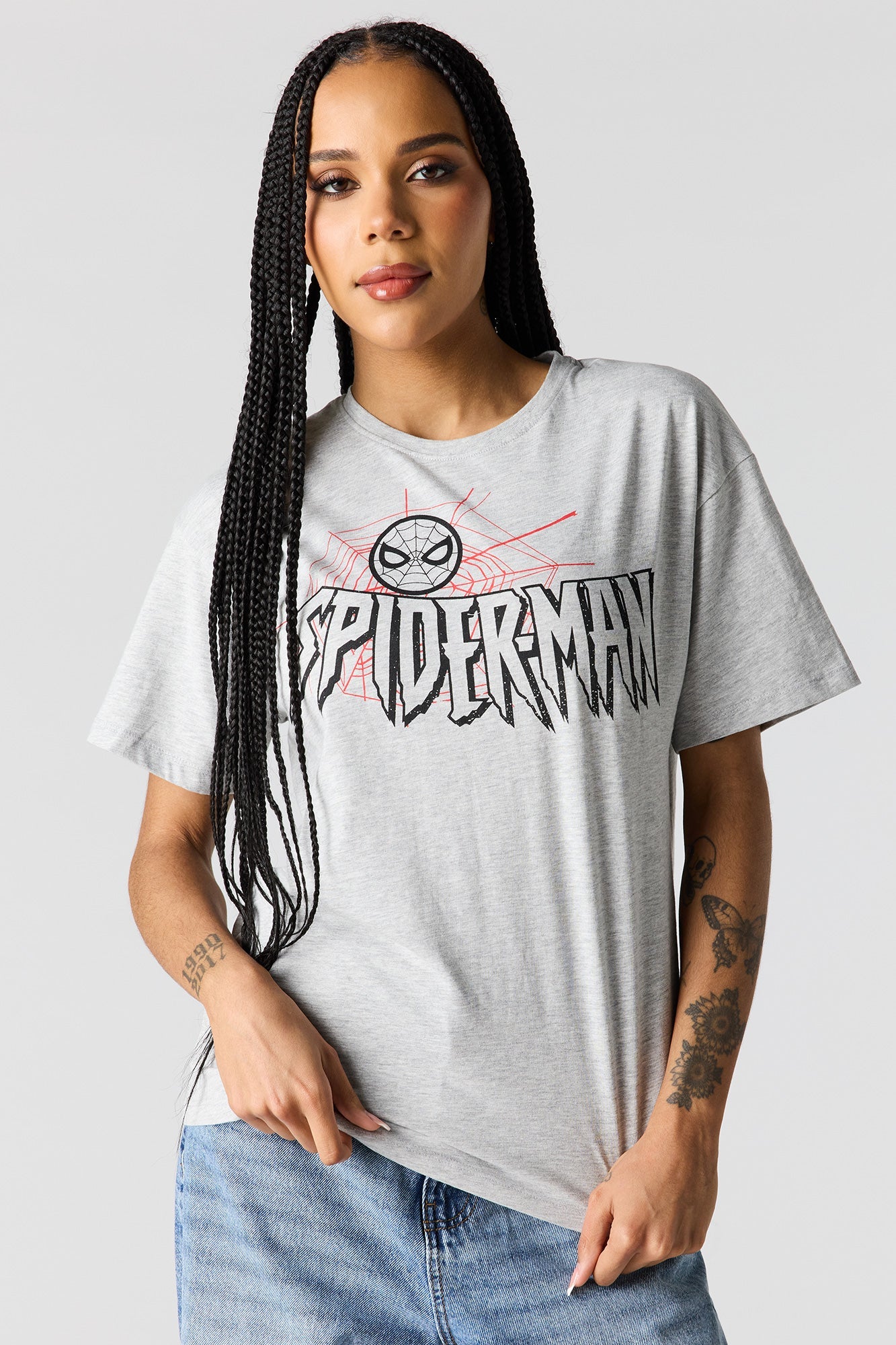 Spider-Man Graphic Boyfriend T-Shirt