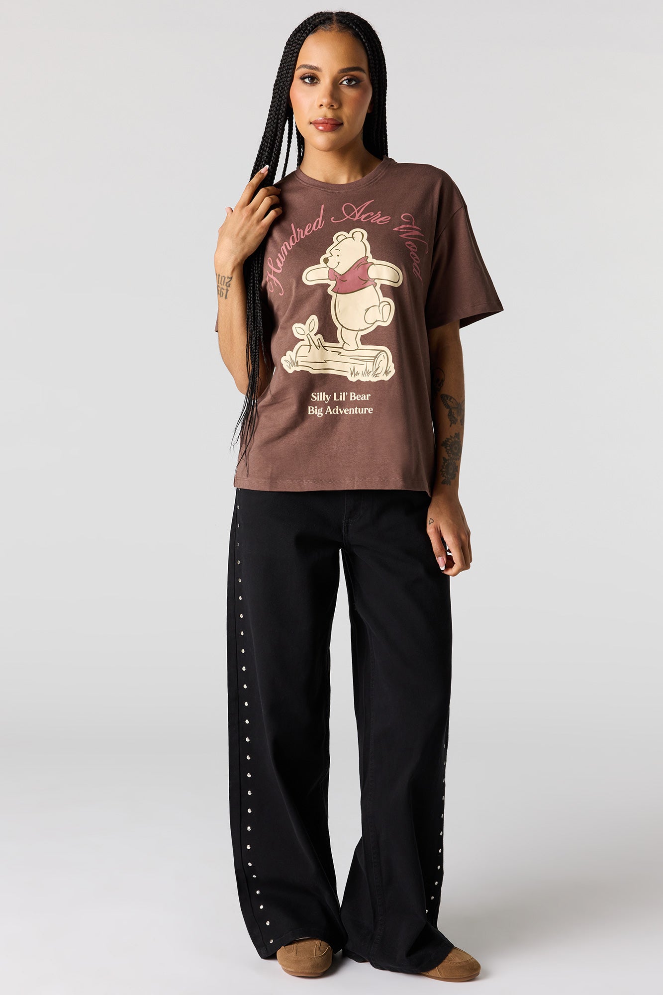 Pooh Graphic Boyfriend T-Shirt