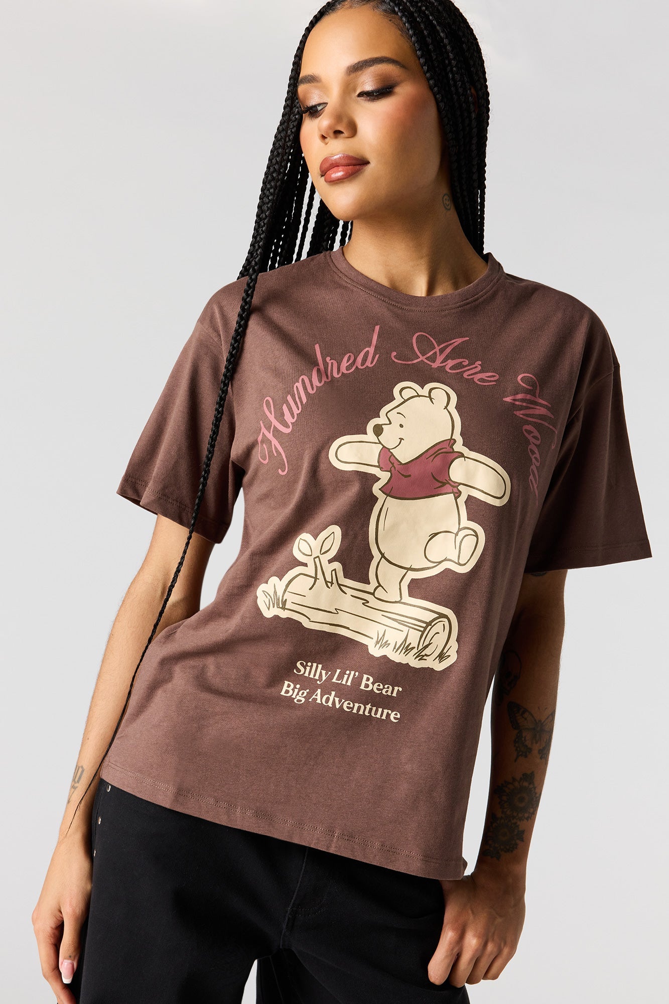 Pooh Graphic Boyfriend T-Shirt