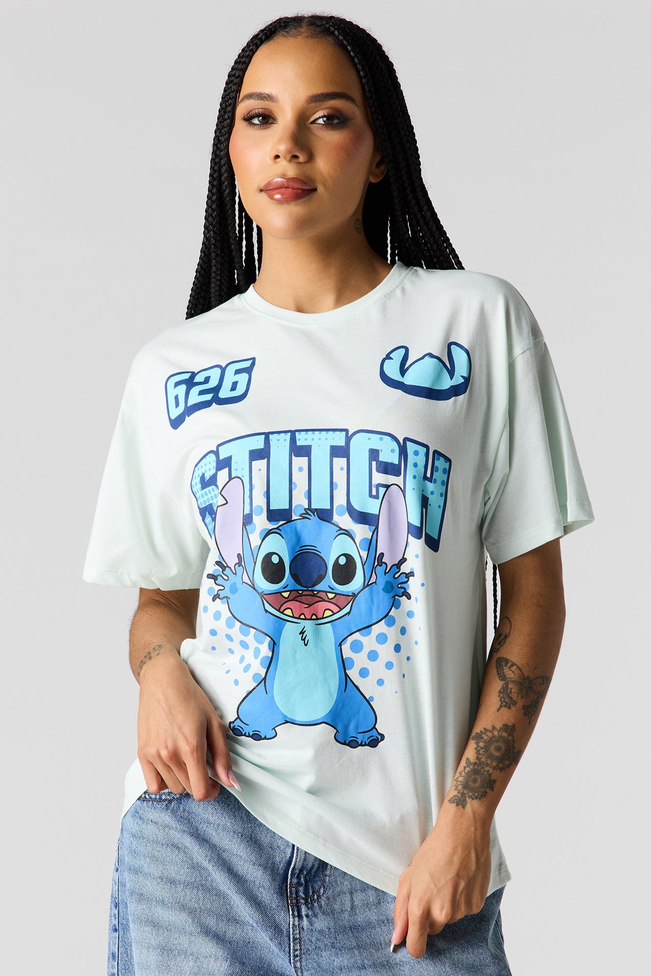 Stitch Graphic Boyfriend T-Shirt