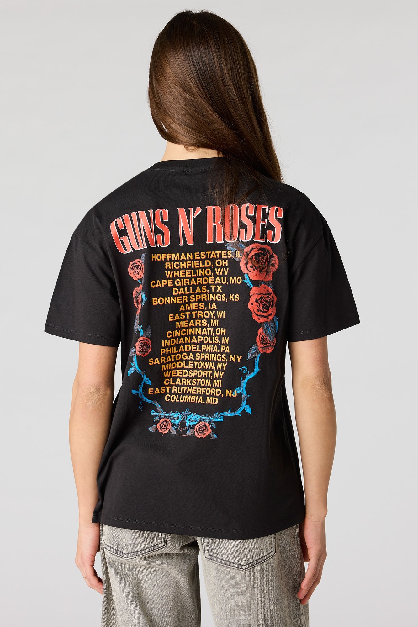 Guns N' Roses Graphic Boyfriend T-Shirt