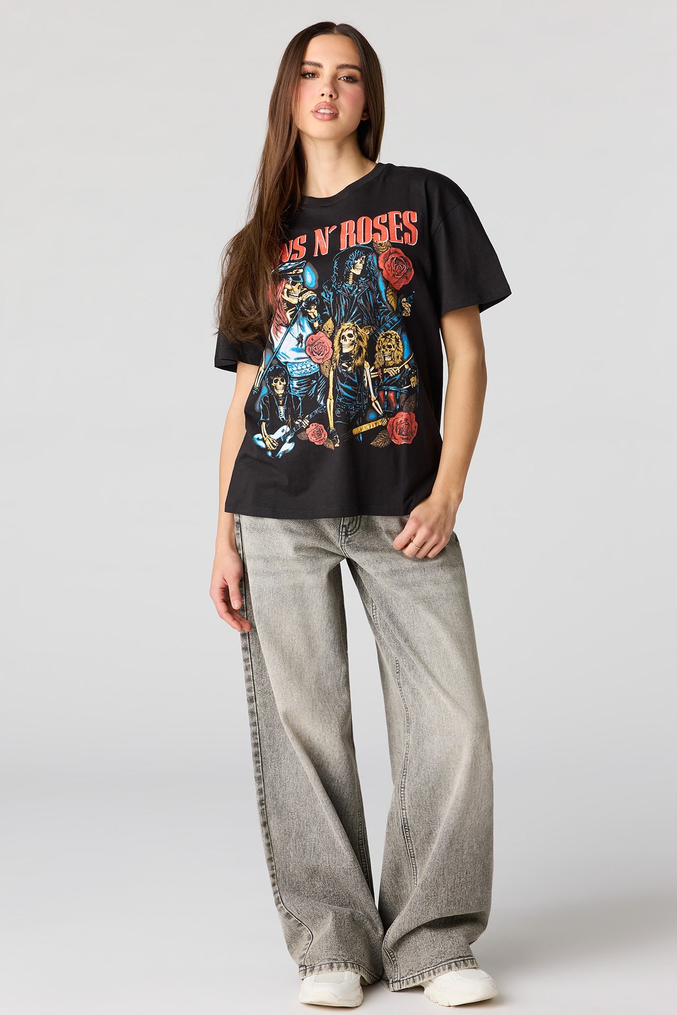 Guns N' Roses Graphic Boyfriend T-Shirt