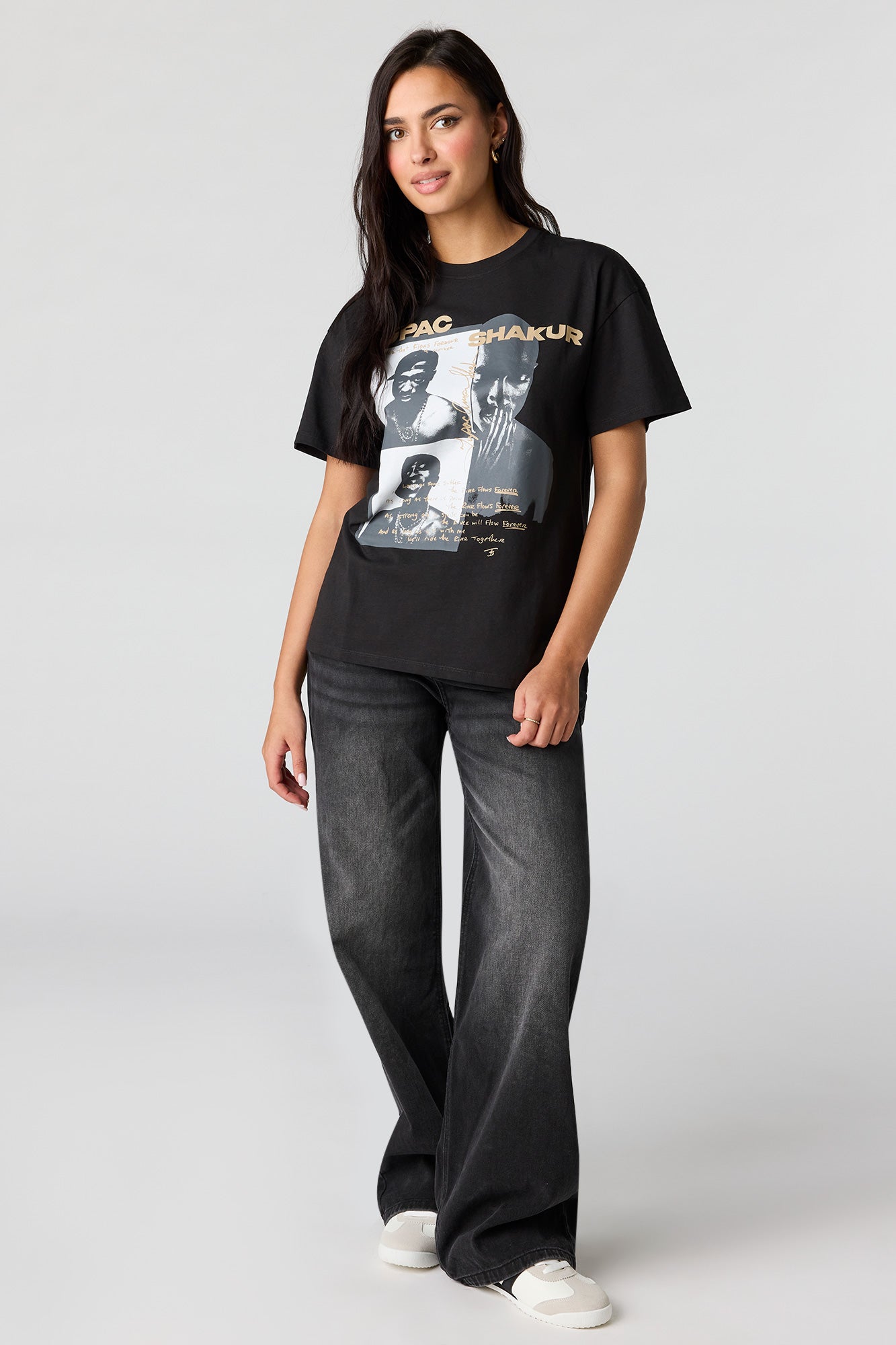 Tupac Graphic Boyfriend T-Shirt