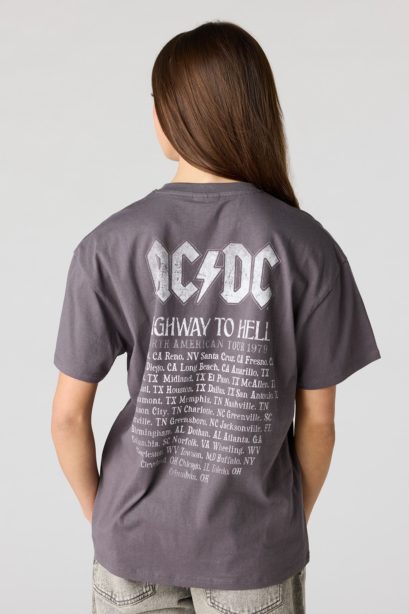 AC/DC Graphic Boyfriend T-Shirt