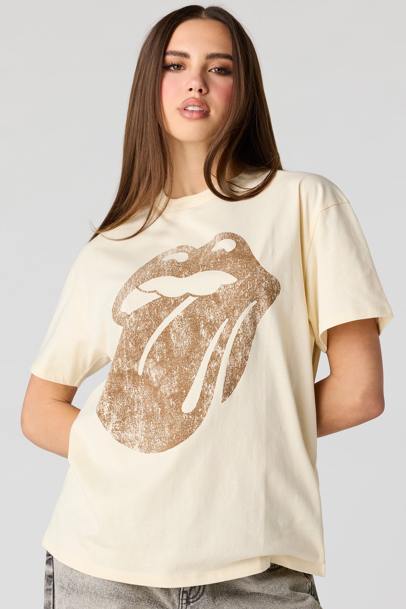 The Rolling Stones Graphic Boyfriend T-Shirt
