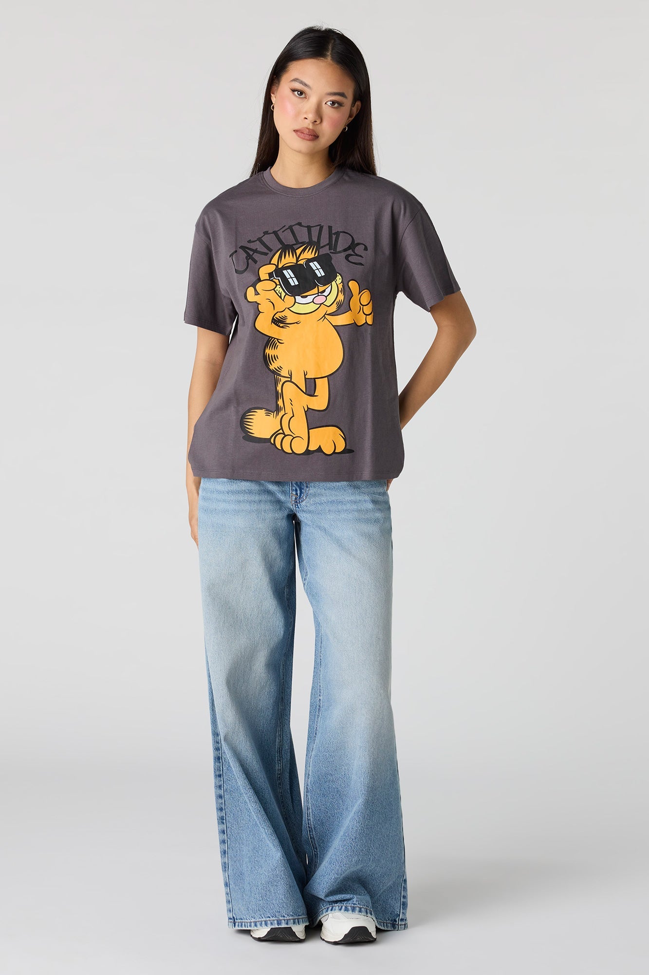 Garfield Graphic Boyfriend T-Shirt