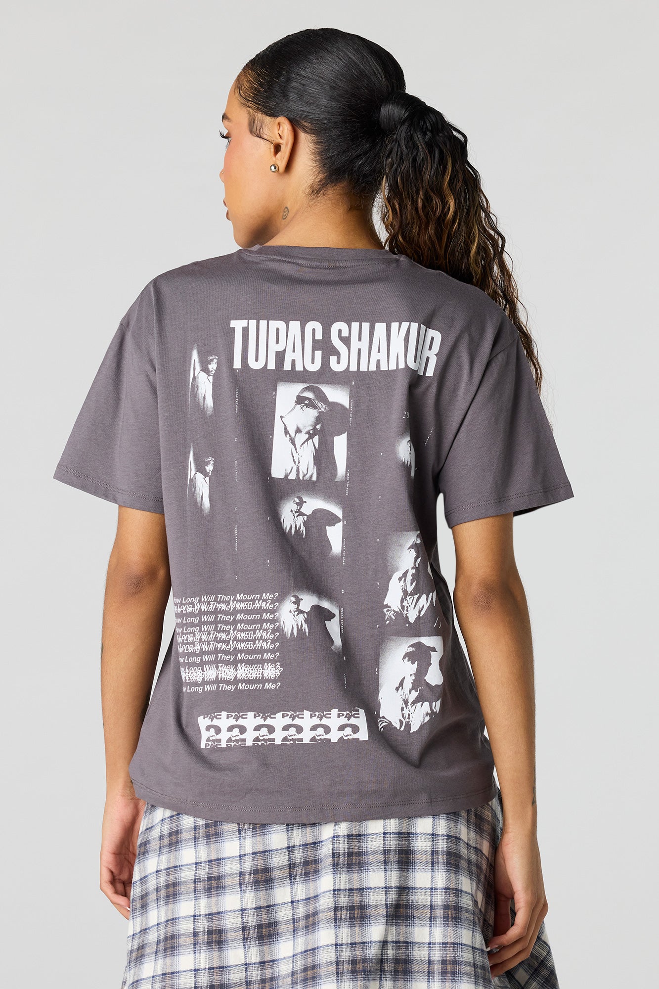Tupac Graphic Boyfriend T-Shirt