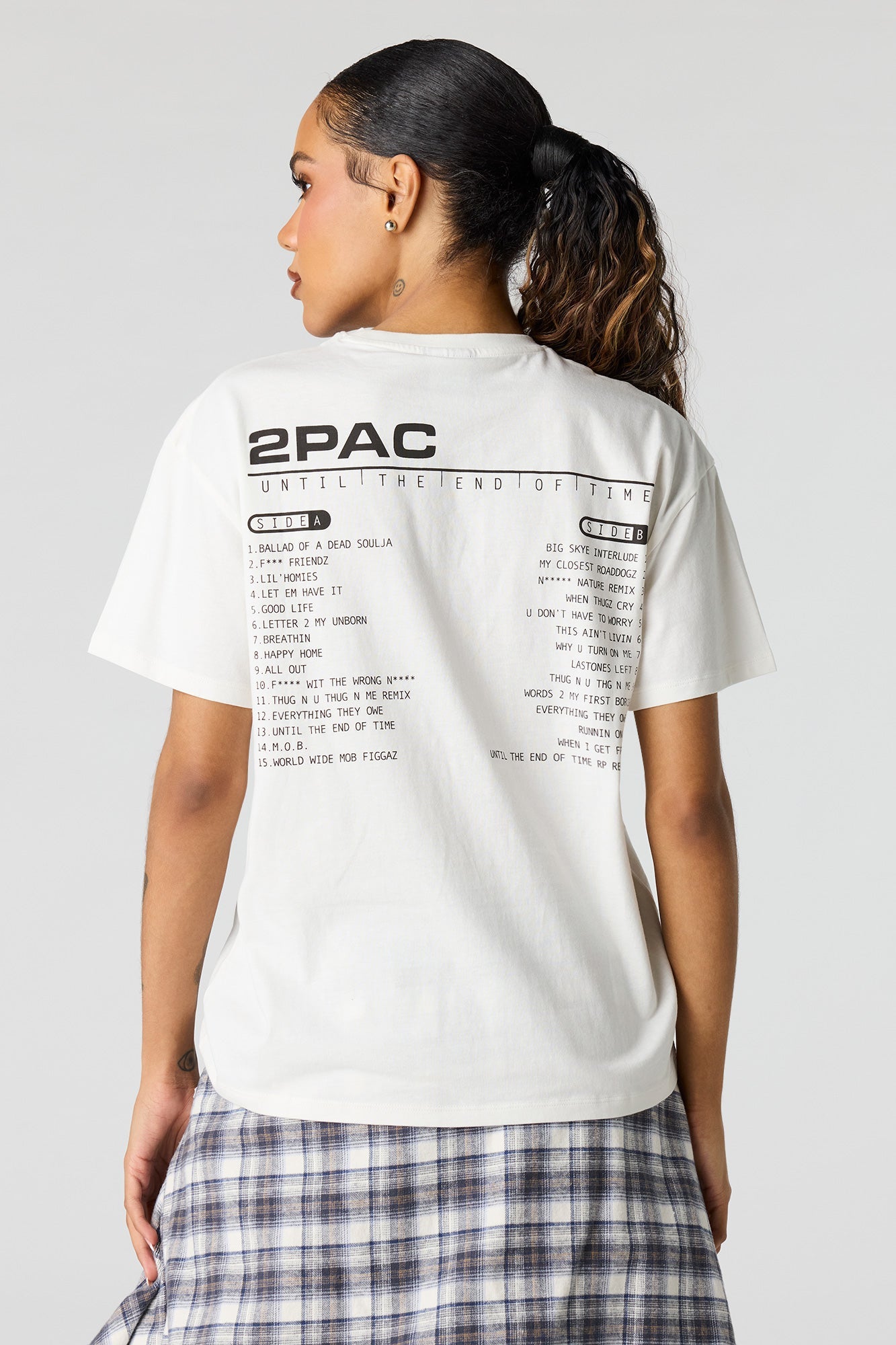 Tupac Graphic Boyfriend T-Shirt