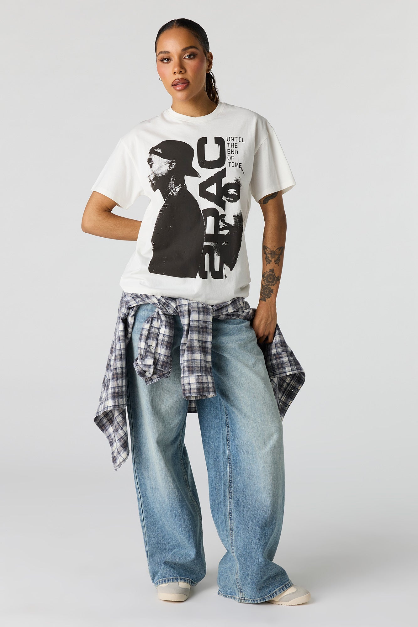 Tupac Graphic Boyfriend T-Shirt