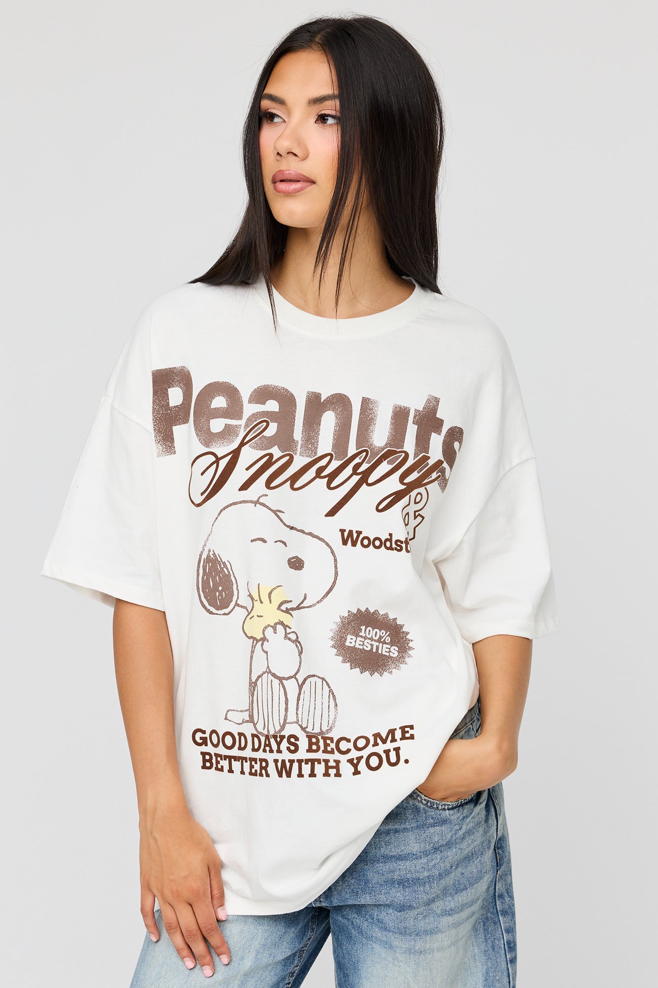 Peanuts Graphic Oversized T-Shirt