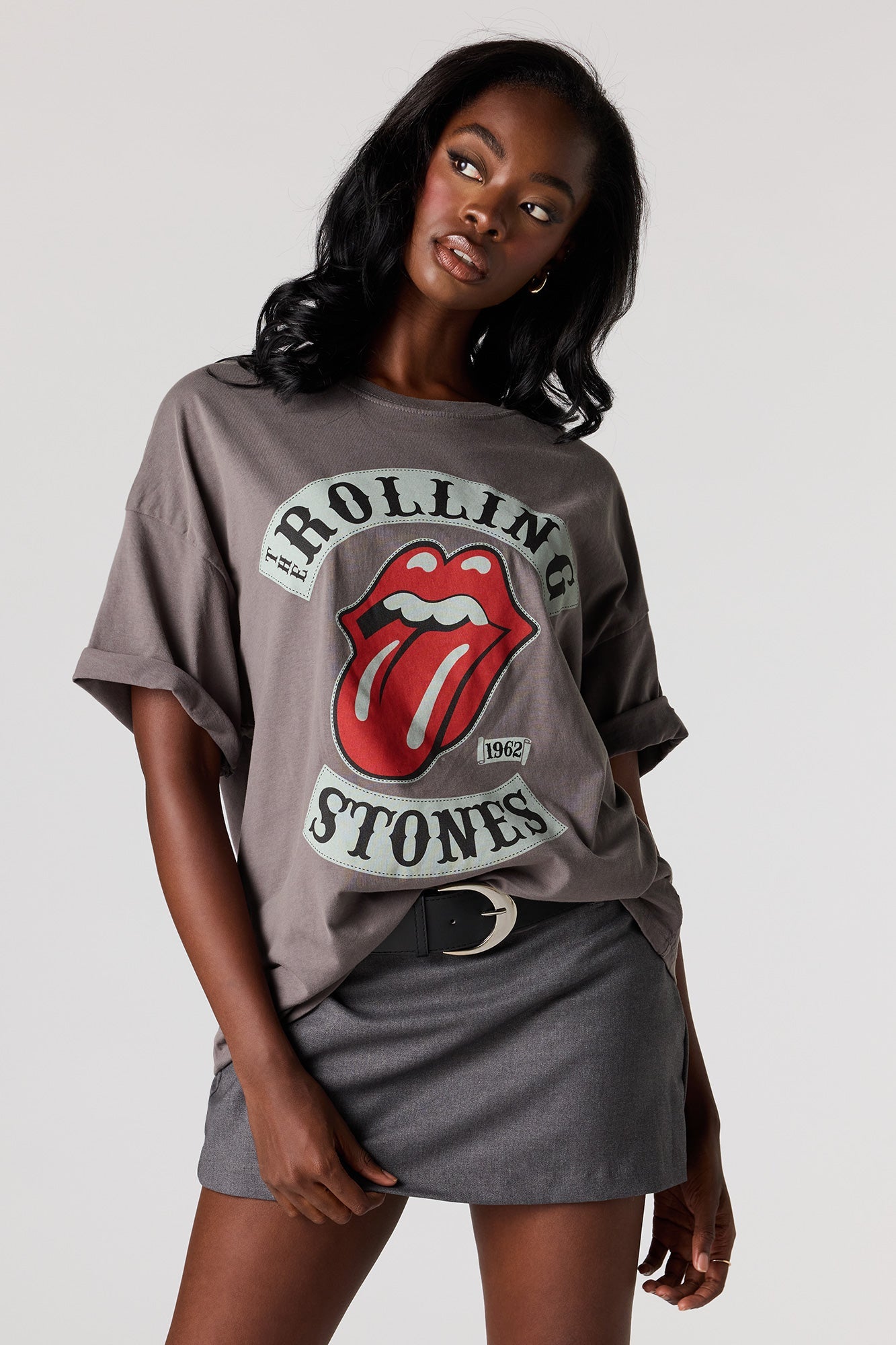 The Rolling Stones Graphic Washed Oversized T-Shirt