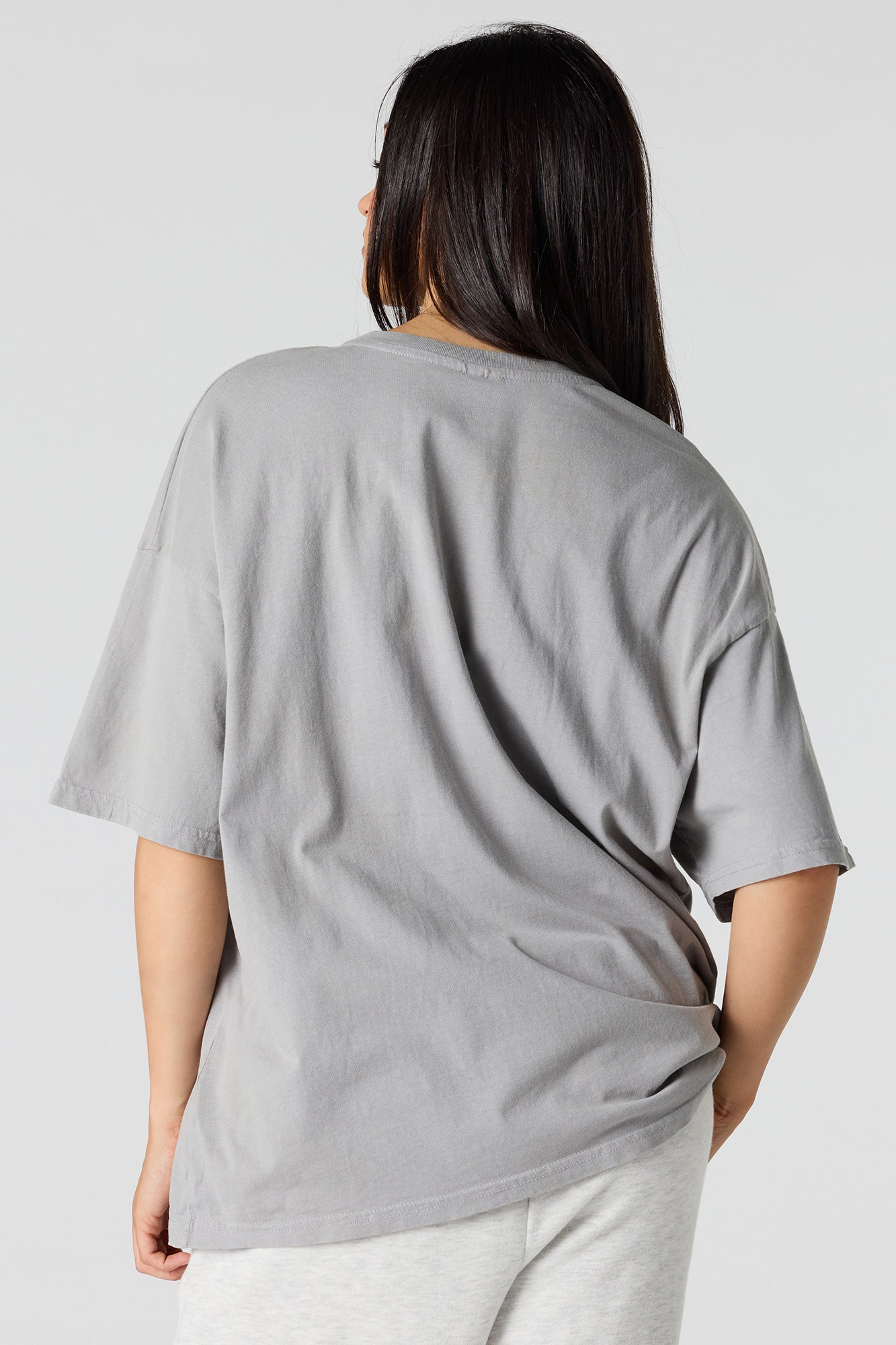 Def Leppard Graphic Washed Oversized T-Shirt