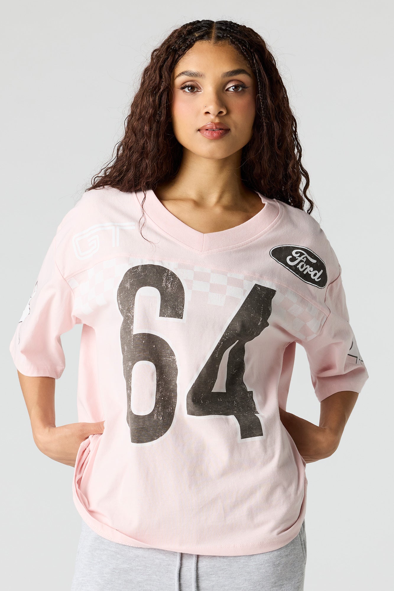 Ford Graphic V-Neck T-Shirt
