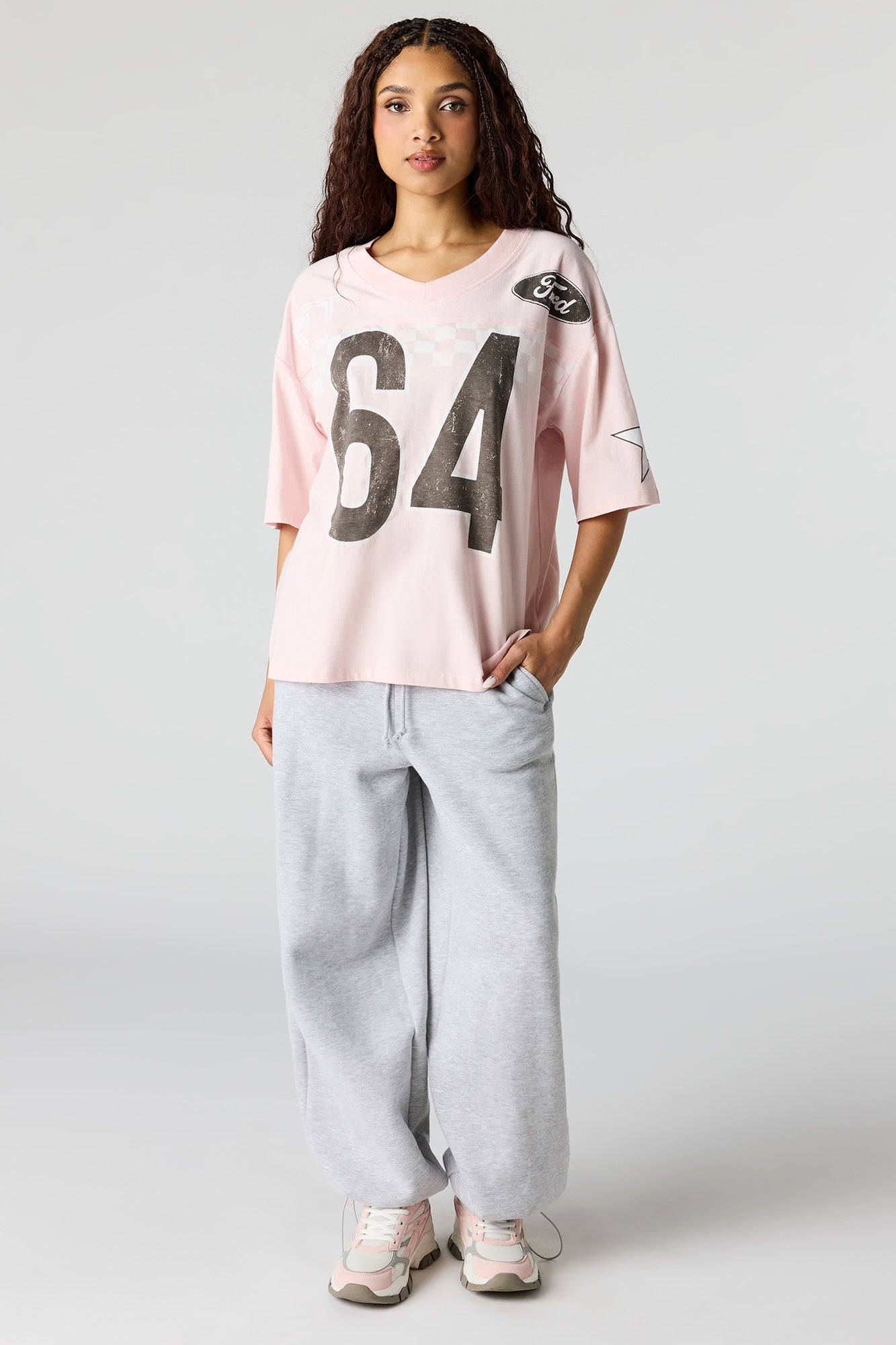 Ford Graphic V-Neck T-Shirt