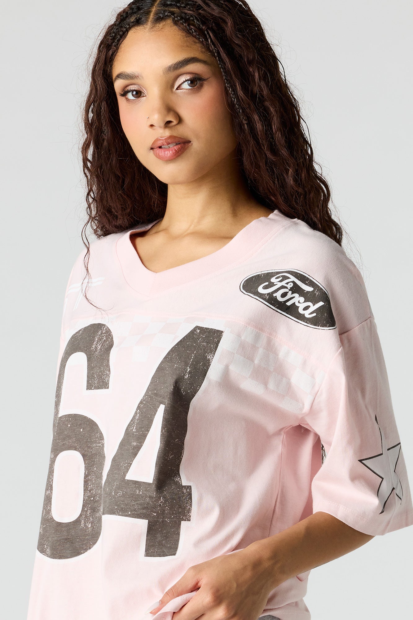 Ford Graphic V-Neck T-Shirt