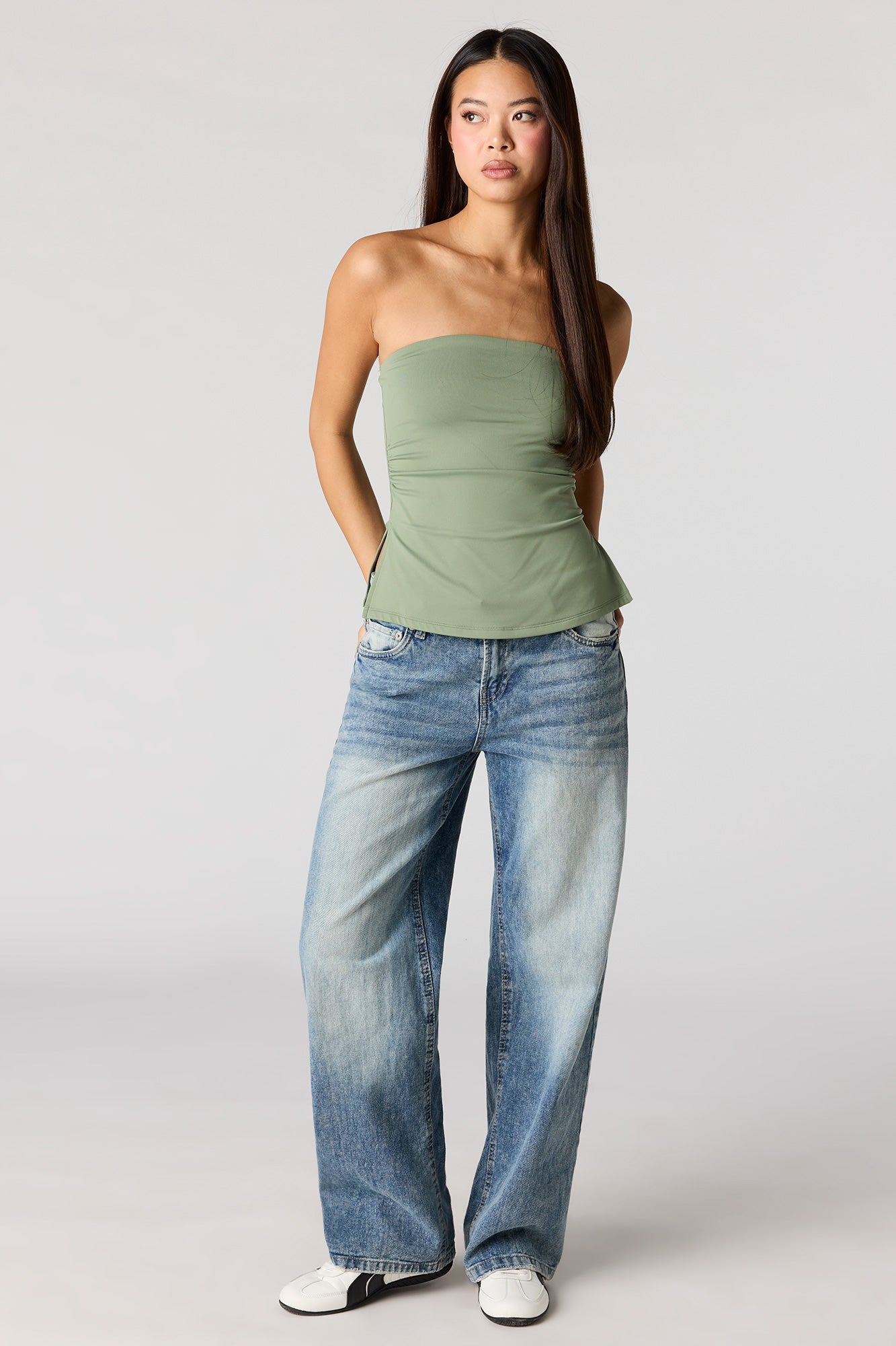 Cinched Tube Top