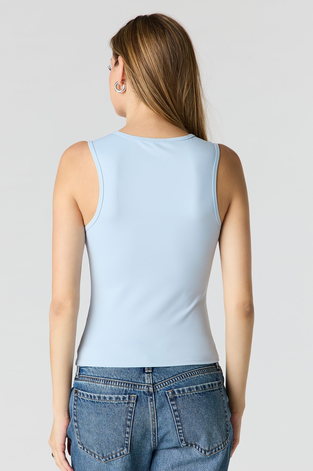 Luxe Heavy Contour Scoop Neck Tank